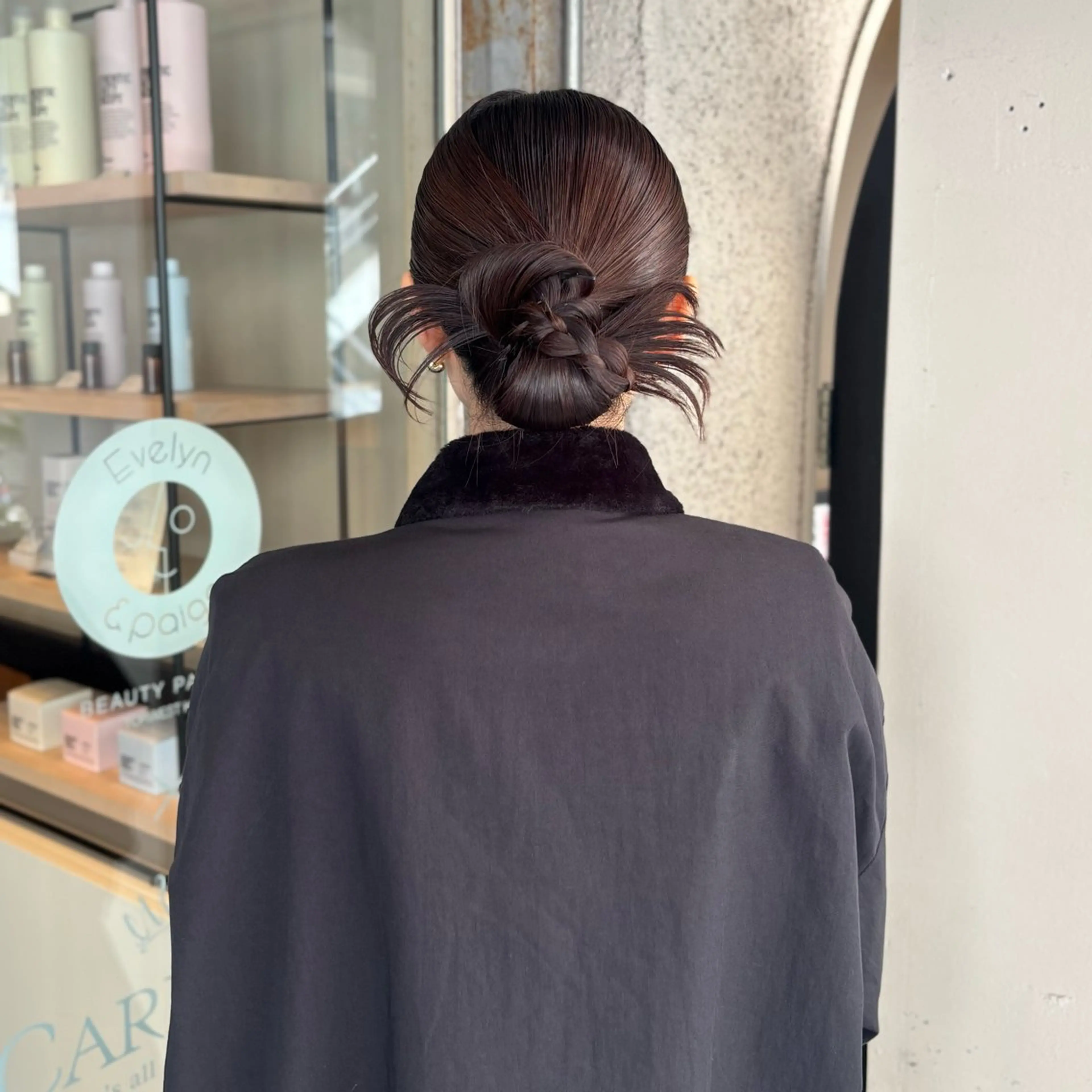 ヘアアレンジ 髪飾り カット ヘアセット 芦刈 咲来のヘアスタイル