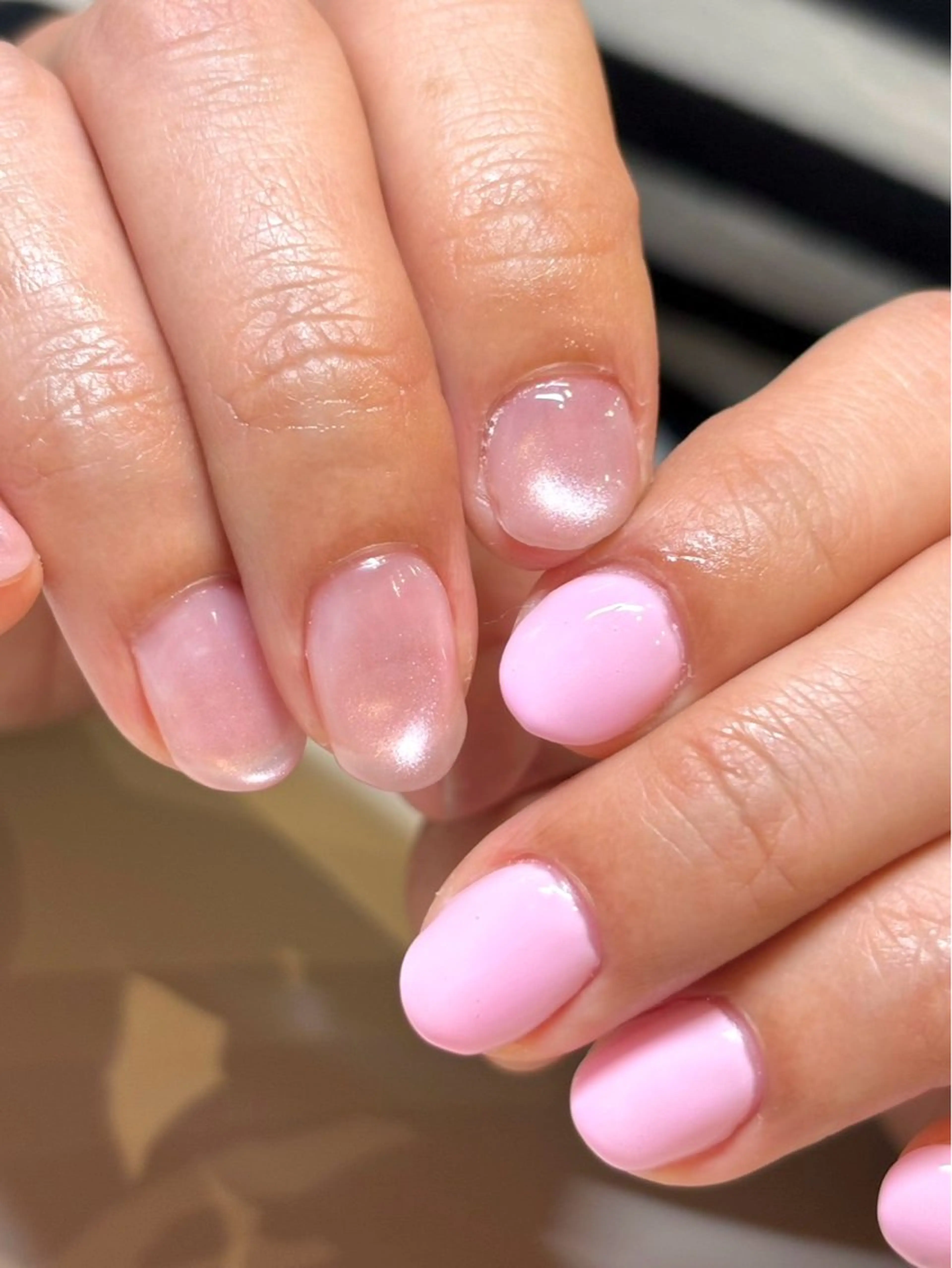 ネイル マグネットネイル ワンカラーネイル 春ネイル fun the nail所属・fun the nail ayakaのネイルデザイン