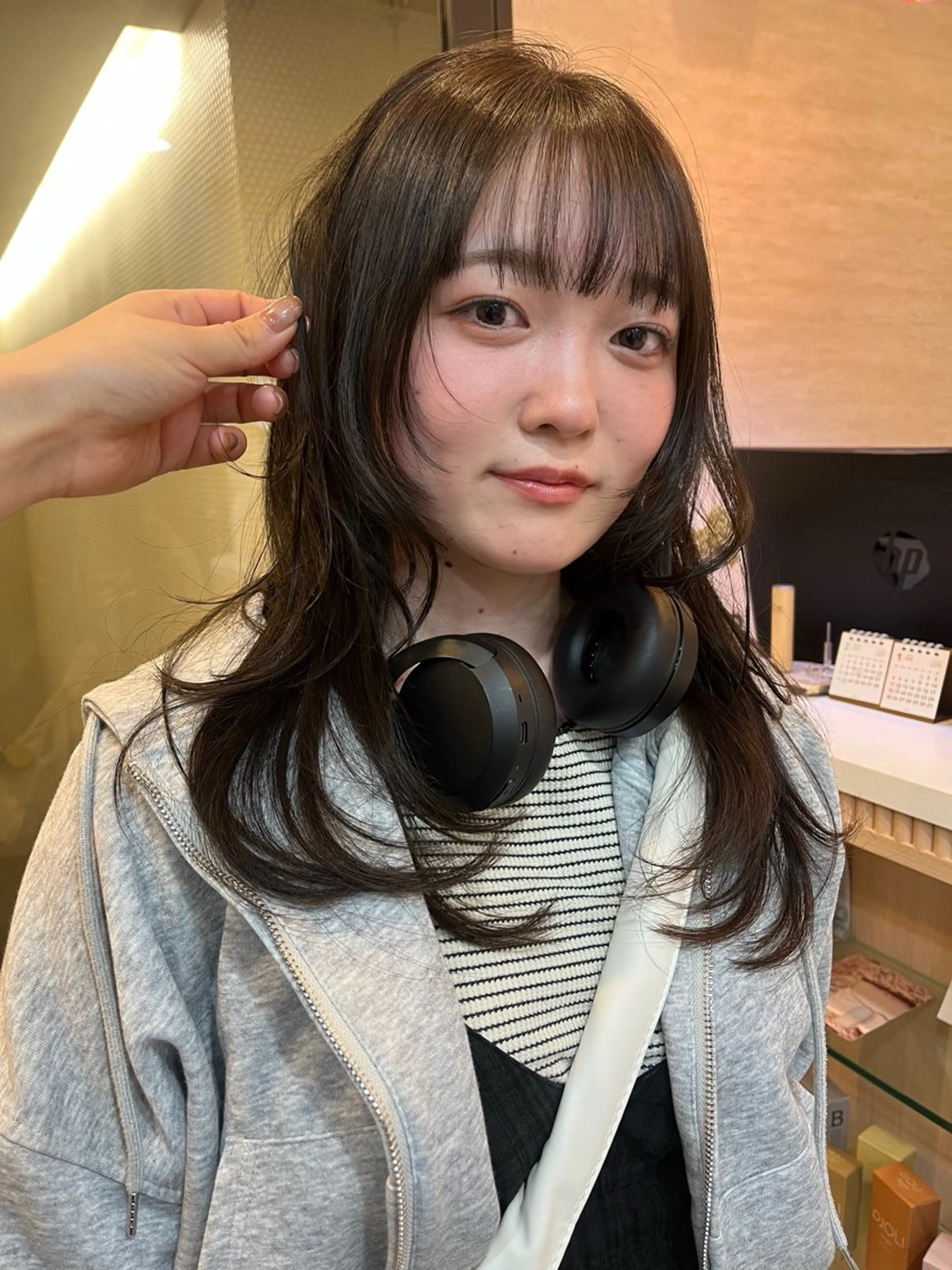 ロング レイヤーカット レイヤー/暖色/ 髪質改善/永礼芳果のヘアスタイル