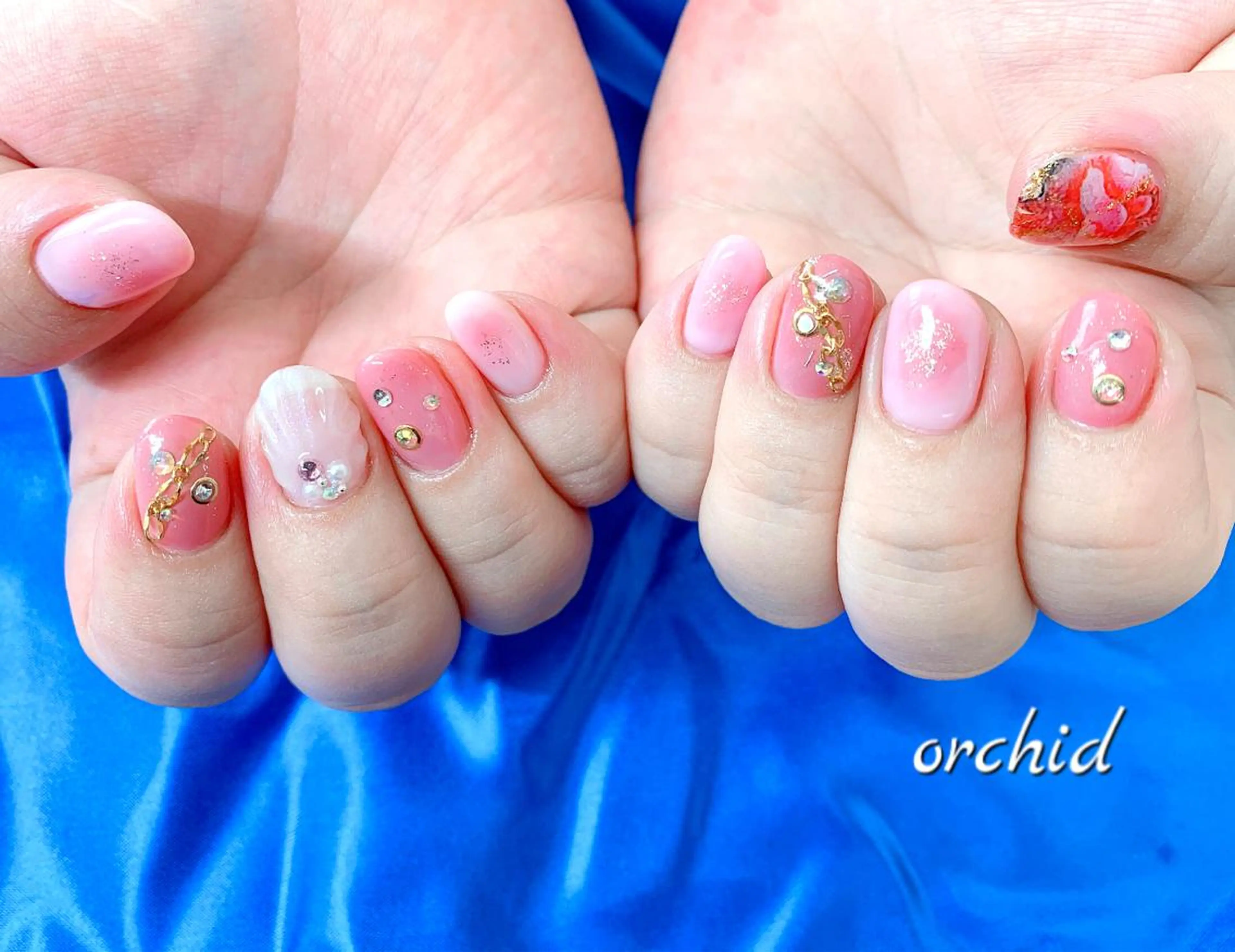 ネイル orchid ♡オーキッドのネイルデザイン