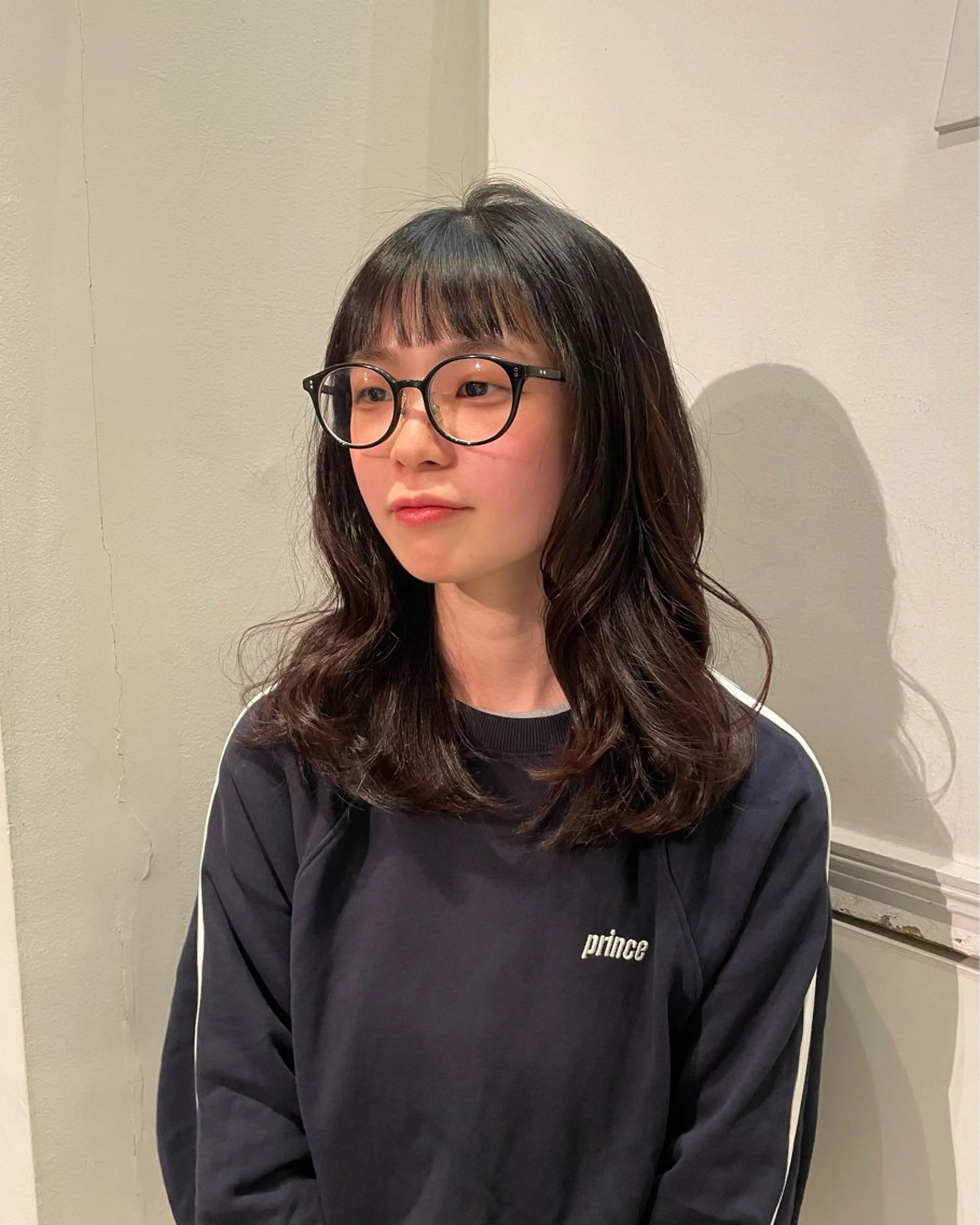 ロング カット ヘアカラー トリートメント 向坂 亜美のヘアスタイル