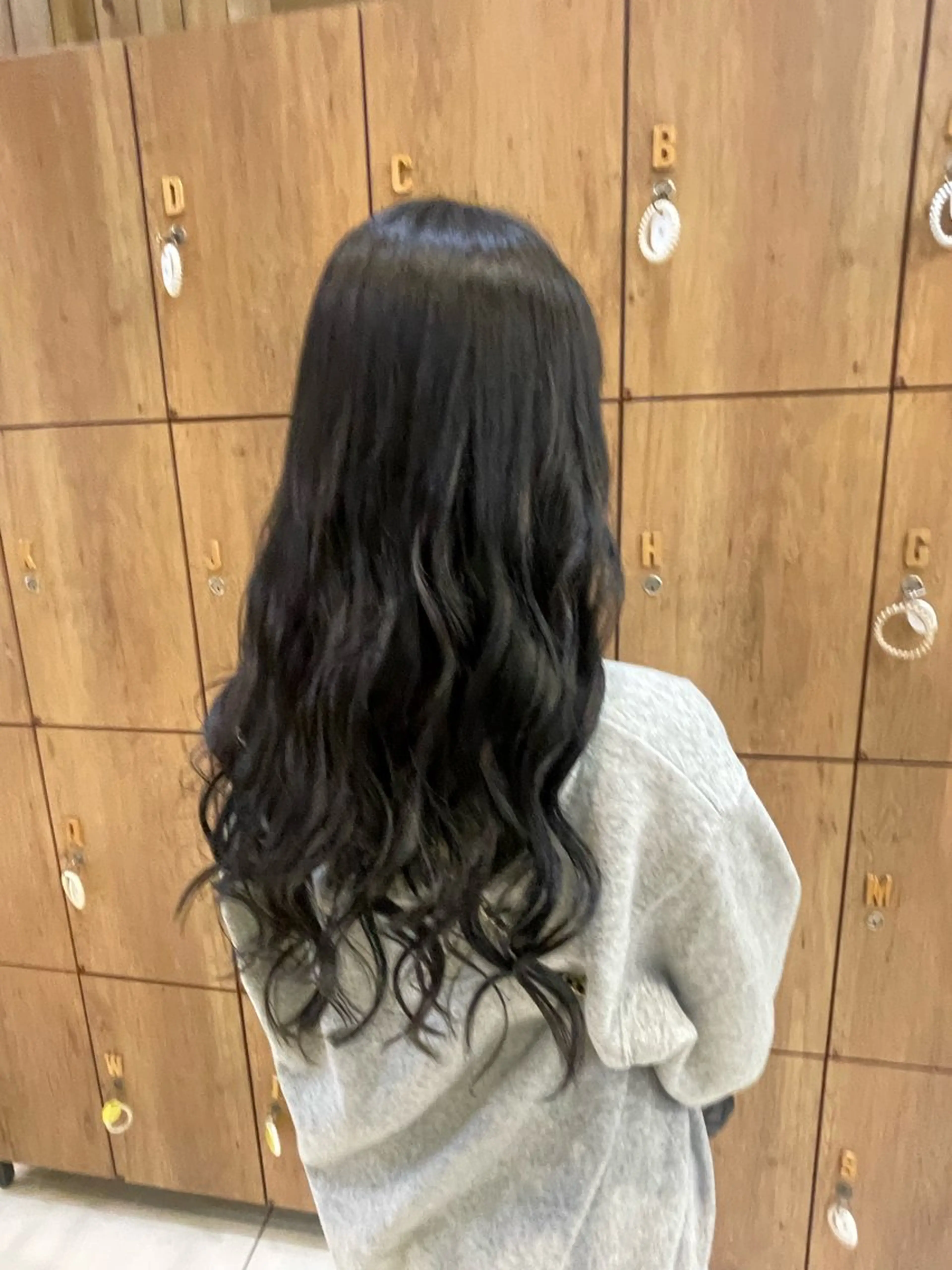 ロング 韓国カラー／エクステ 松戸梨杏のヘアスタイル