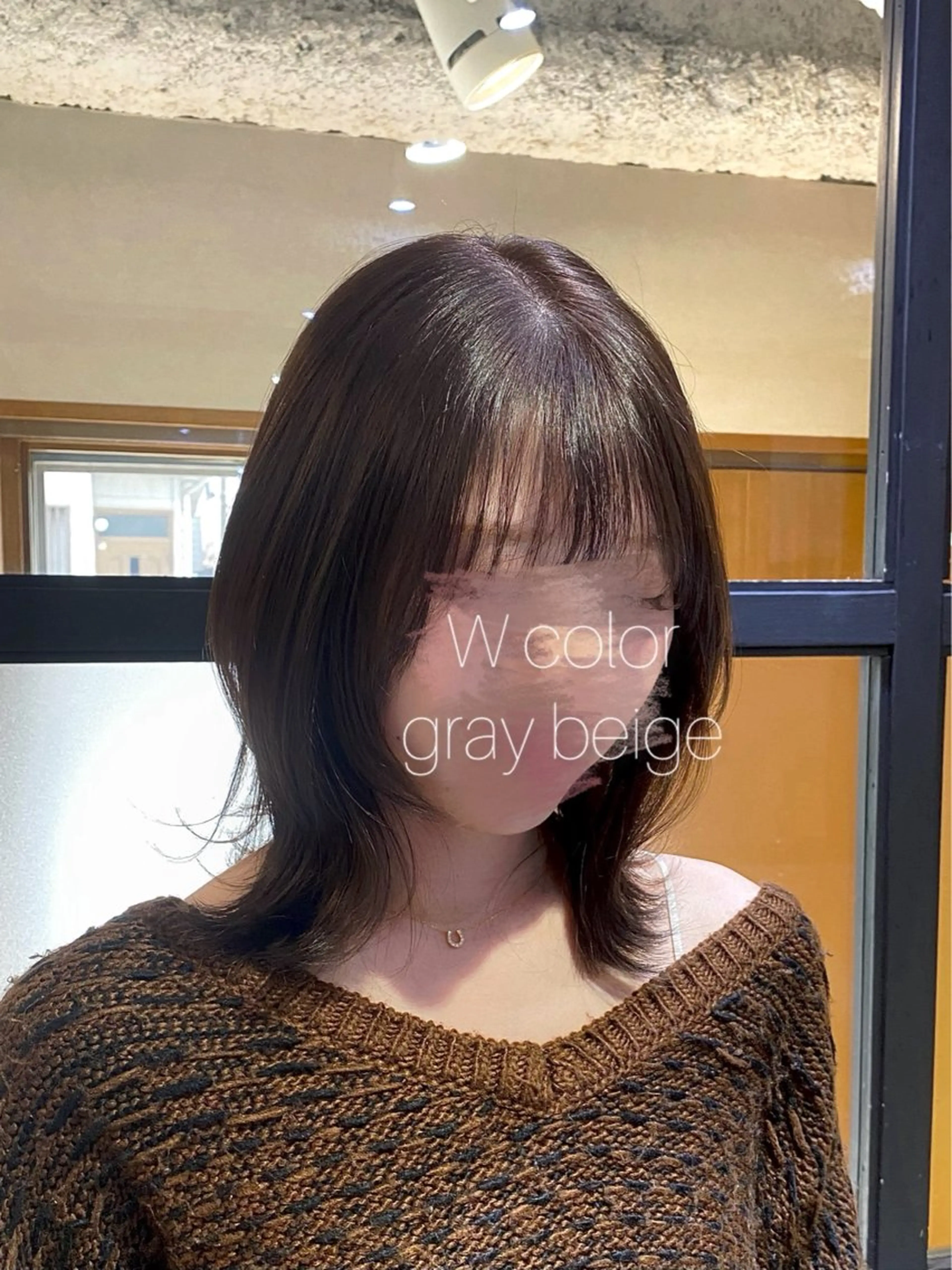 ミディアム ヘアカラー トリートメント 🫧髪質改善 🌼きさき🌼のヘアスタイル