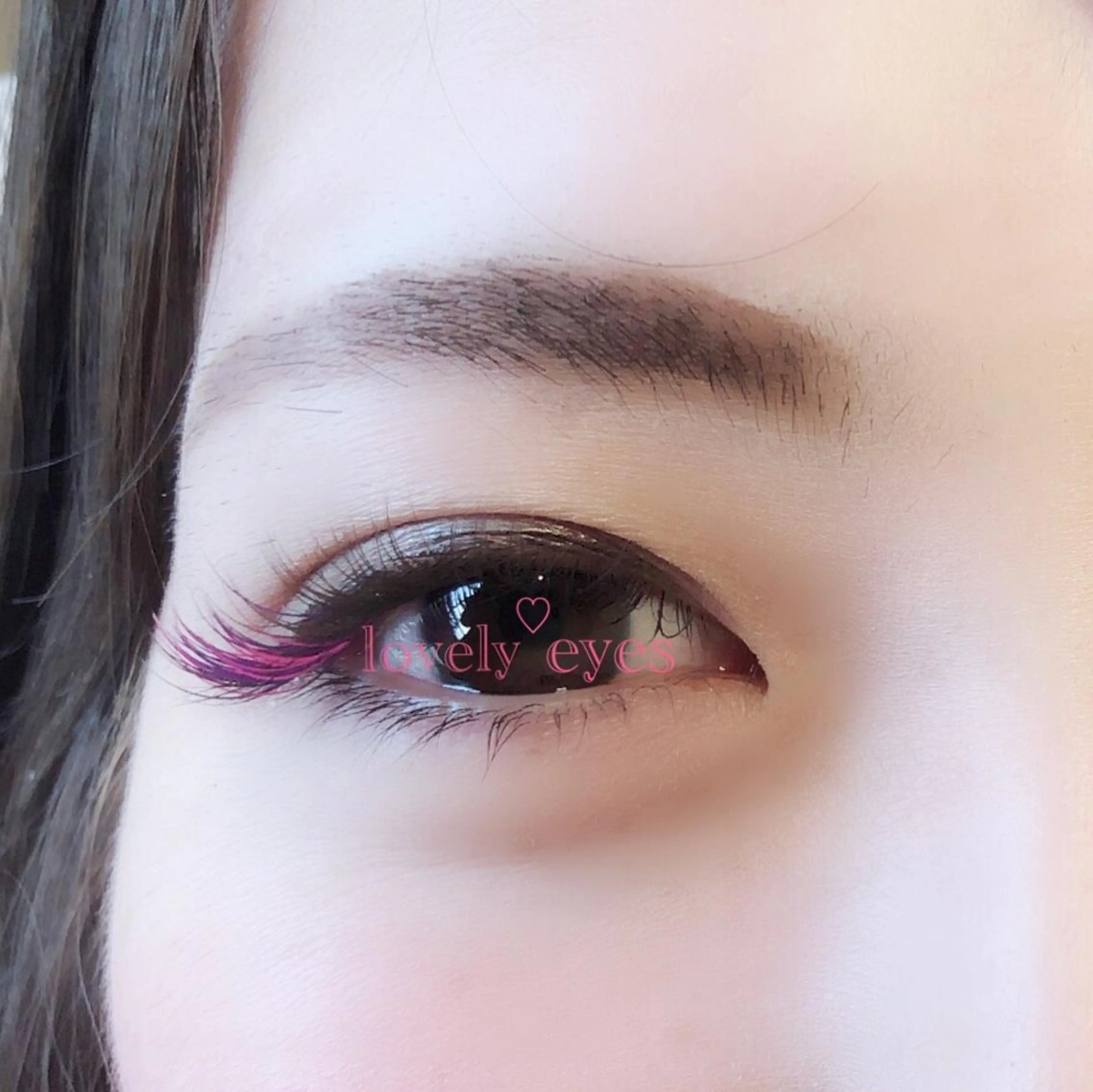 マツエク・マツパ Cカール カラーマツエク lovely eyes所属・ラブリーアイズ （木野）のマツエク・マツパデザイン