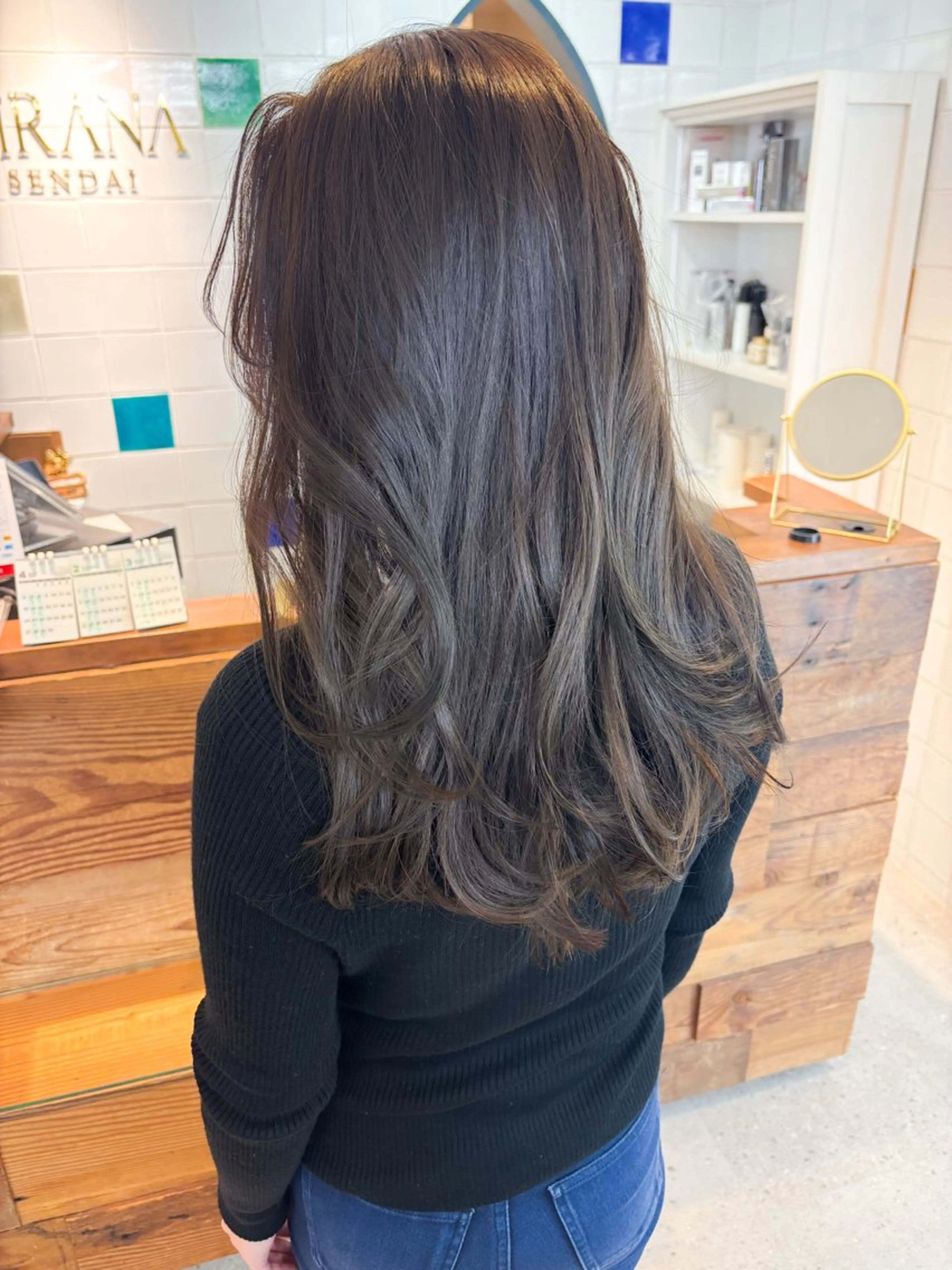 ロング カット ヘアカラー トリートメント [仙台髪質改善]小原 弘之のヘアスタイル