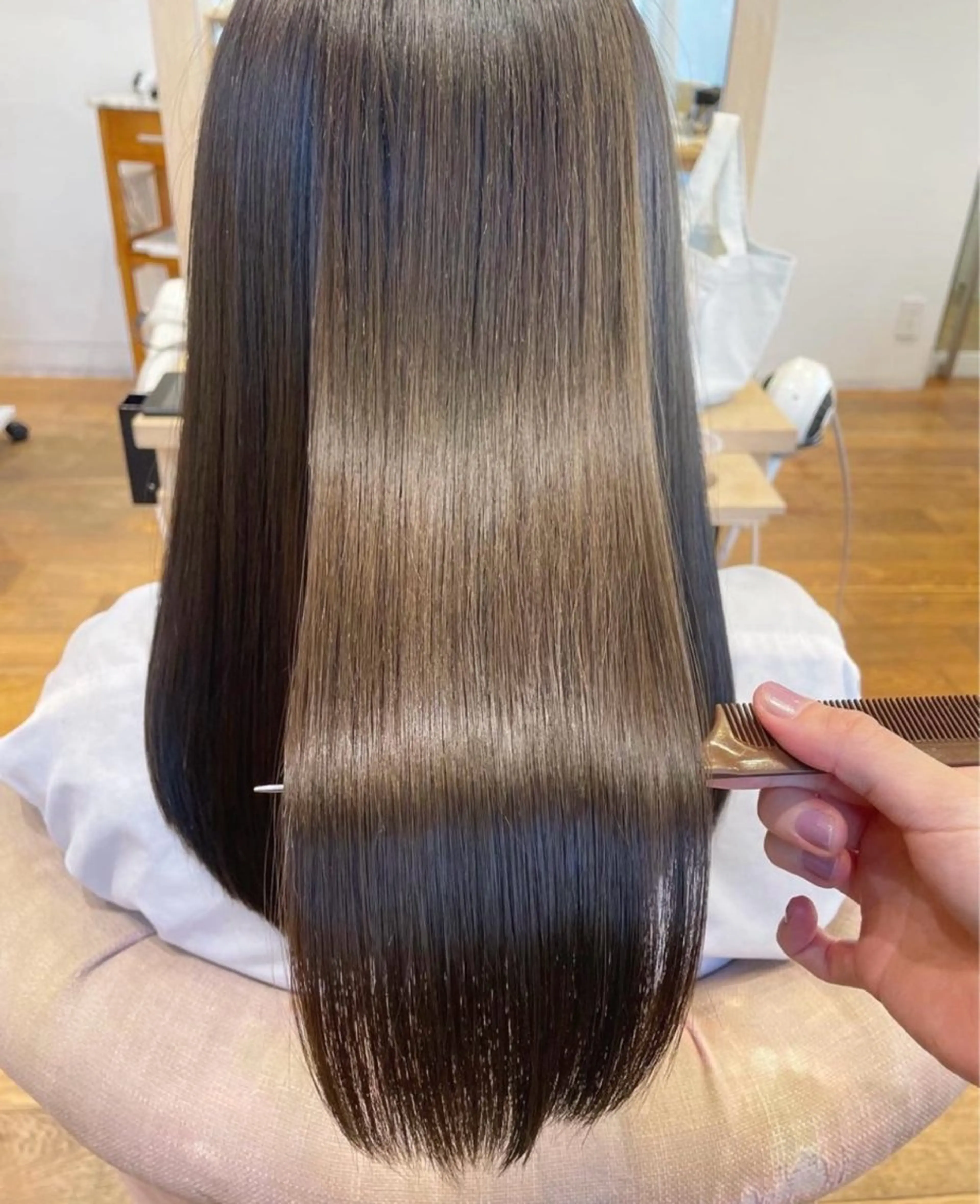 ロング 髪質改善 トリートメント トリートメント 暖色カラー/似合わせ カット/名古屋/辻のヘアスタイル