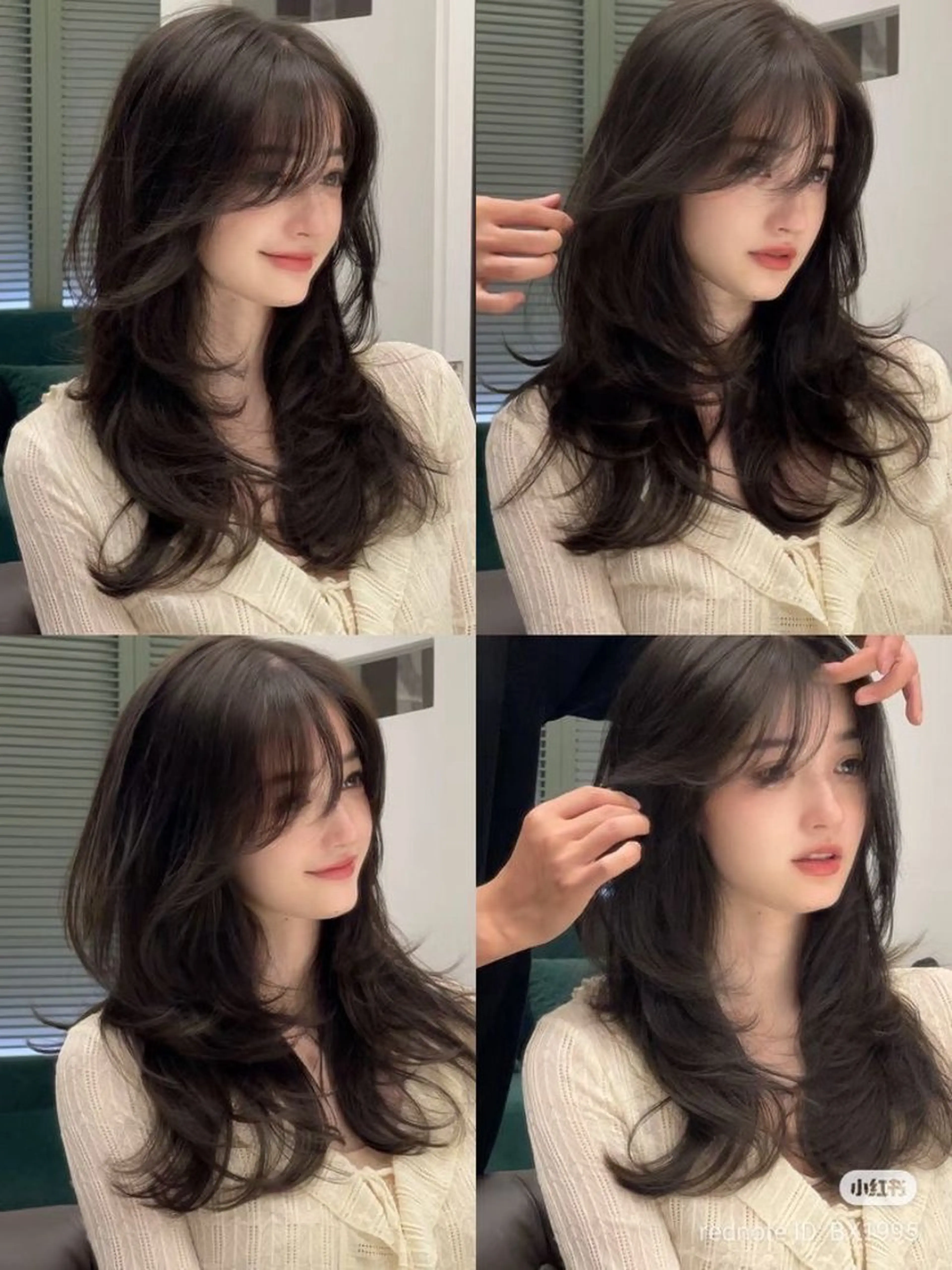 ロング カット ヘアカラー レイヤー透明感カラー AIKAのヘアスタイル