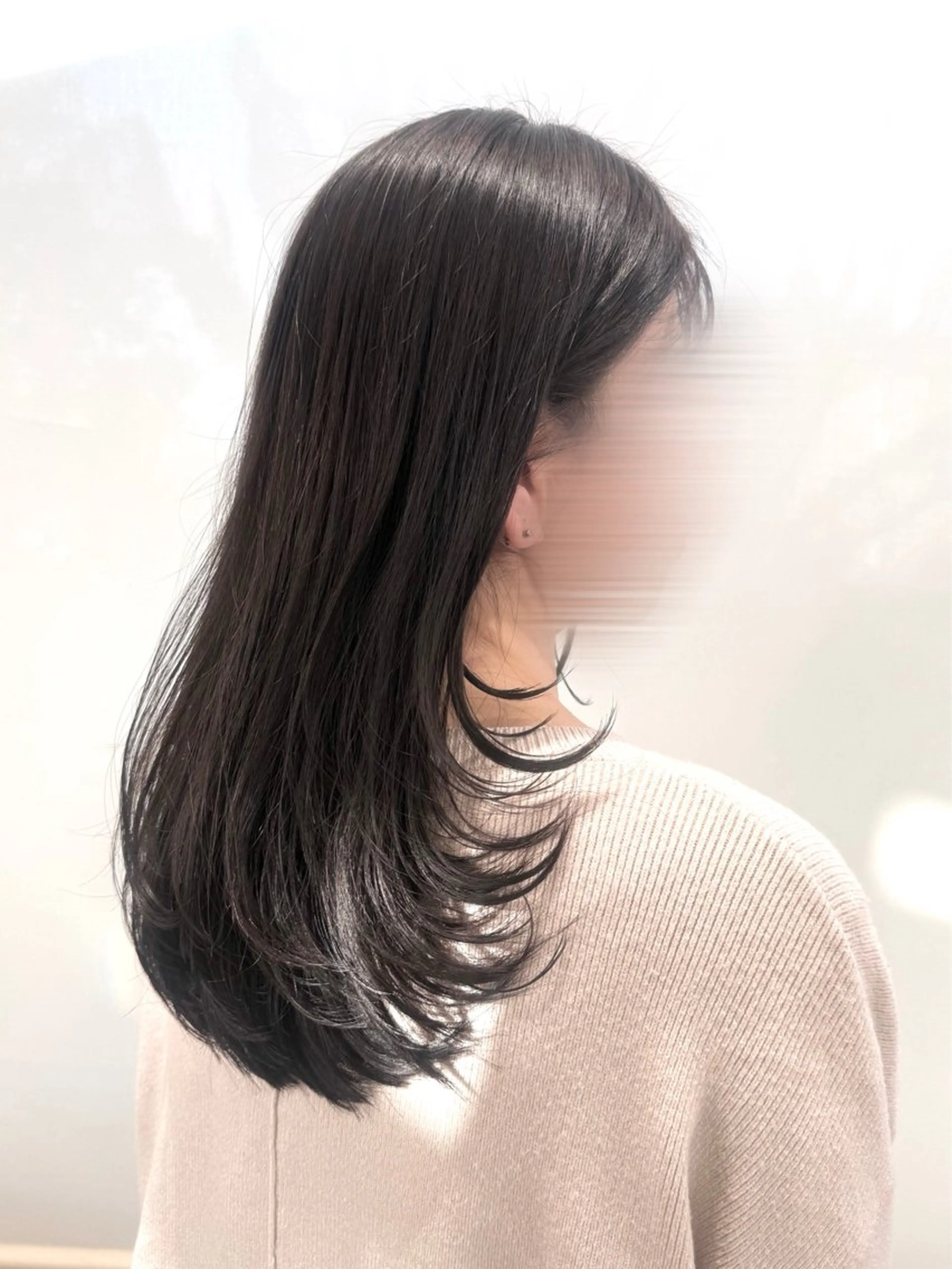 ロング ハイレイヤー レイヤーカット さく らこのヘアスタイル