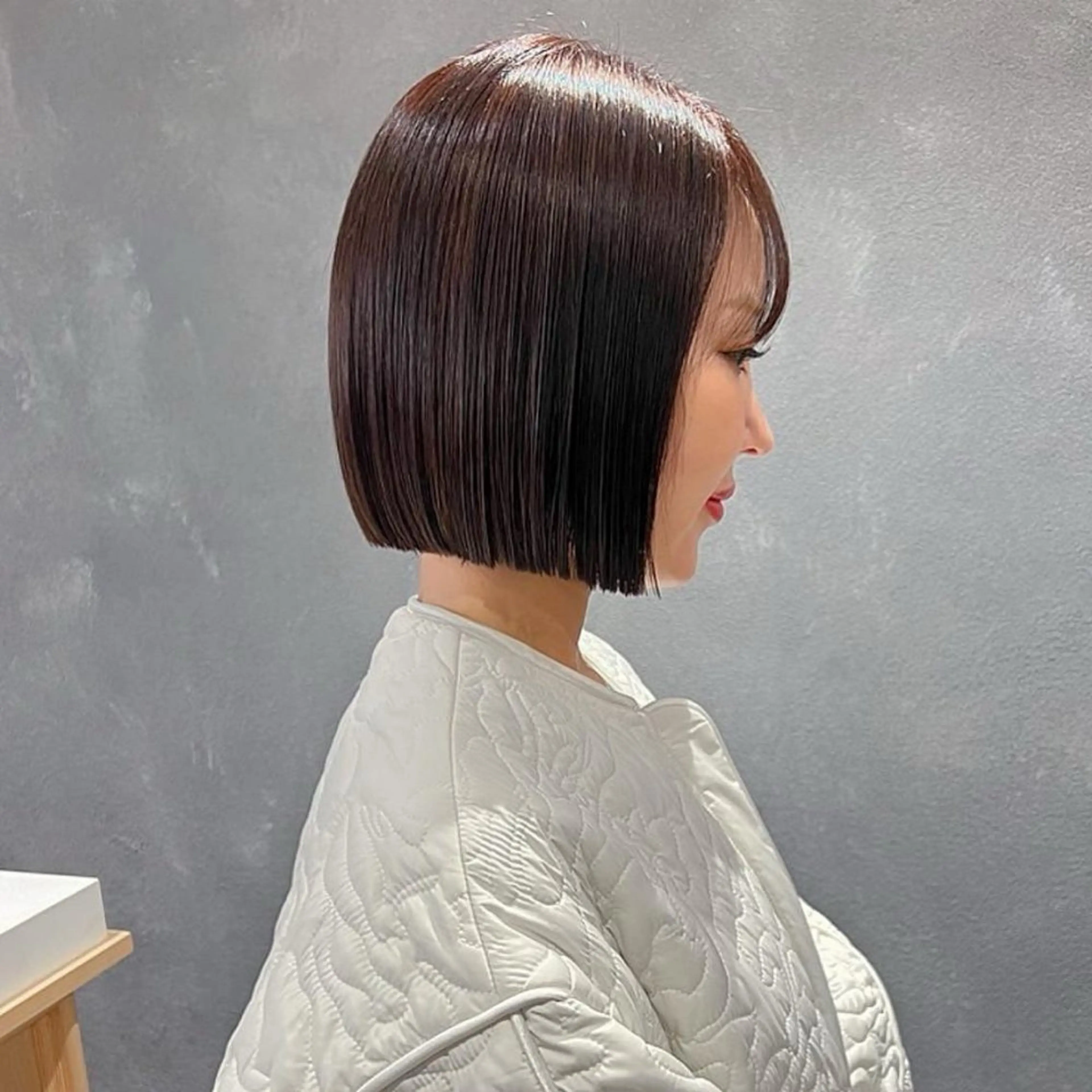 似合わせショートカット、ボブ+トリートメントの写真