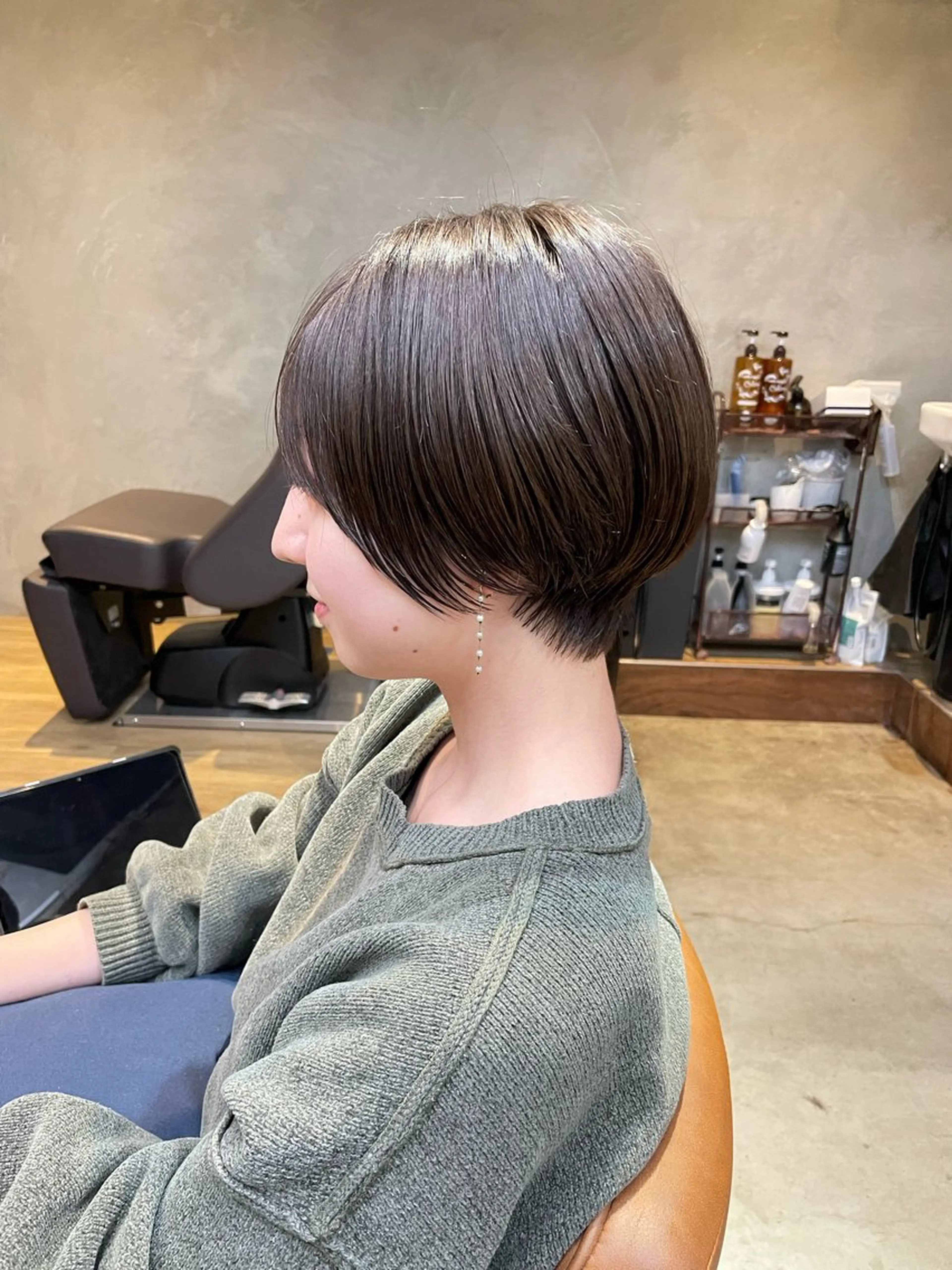 ショート カラー カット ヘアカラー LiLi吉祥寺所属・【まとまるショート ボブカット】今井隆太のヘアスタイル