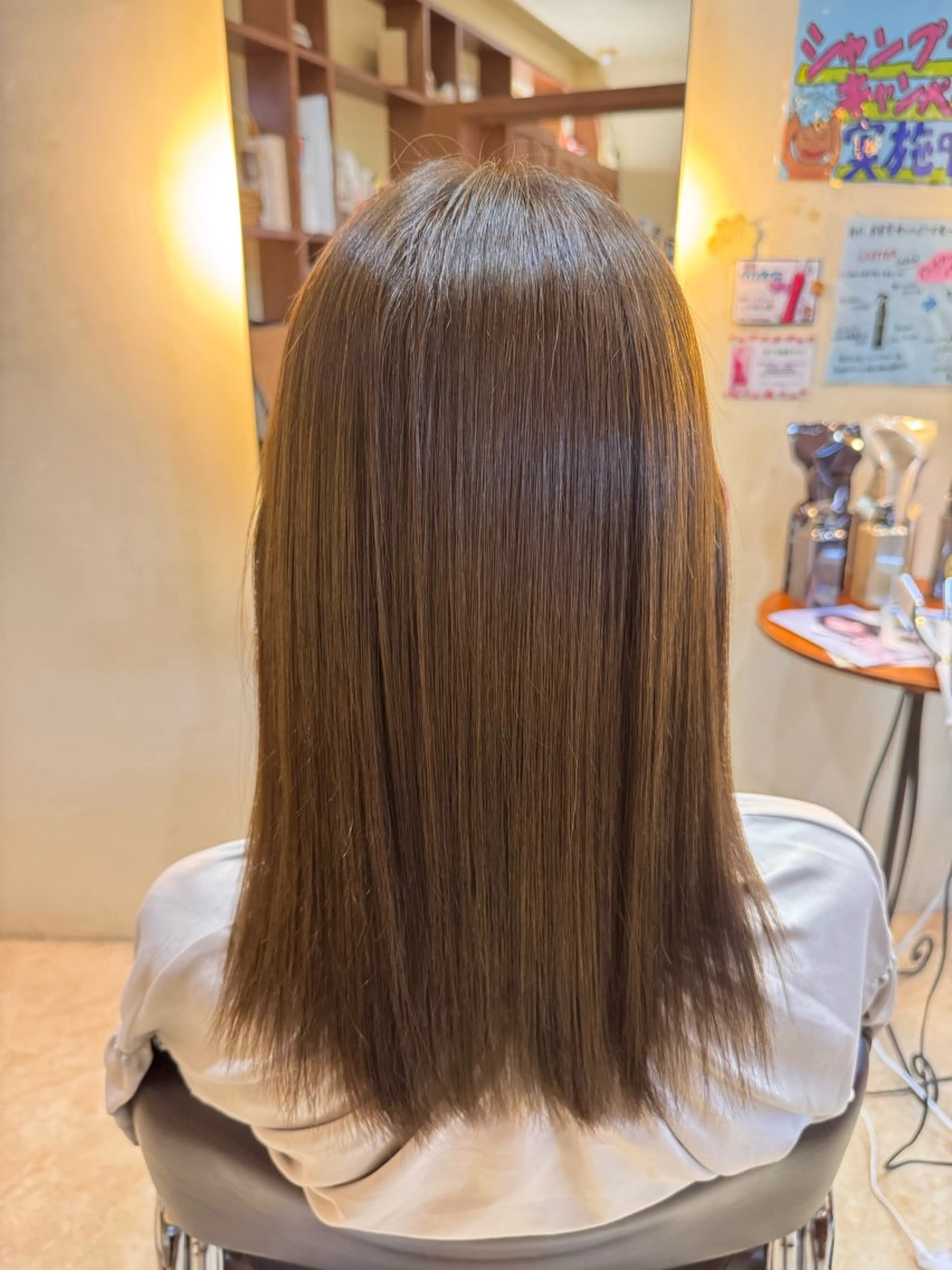 ロング hair&makeRIHGA所属・善方 心音のヘアスタイル