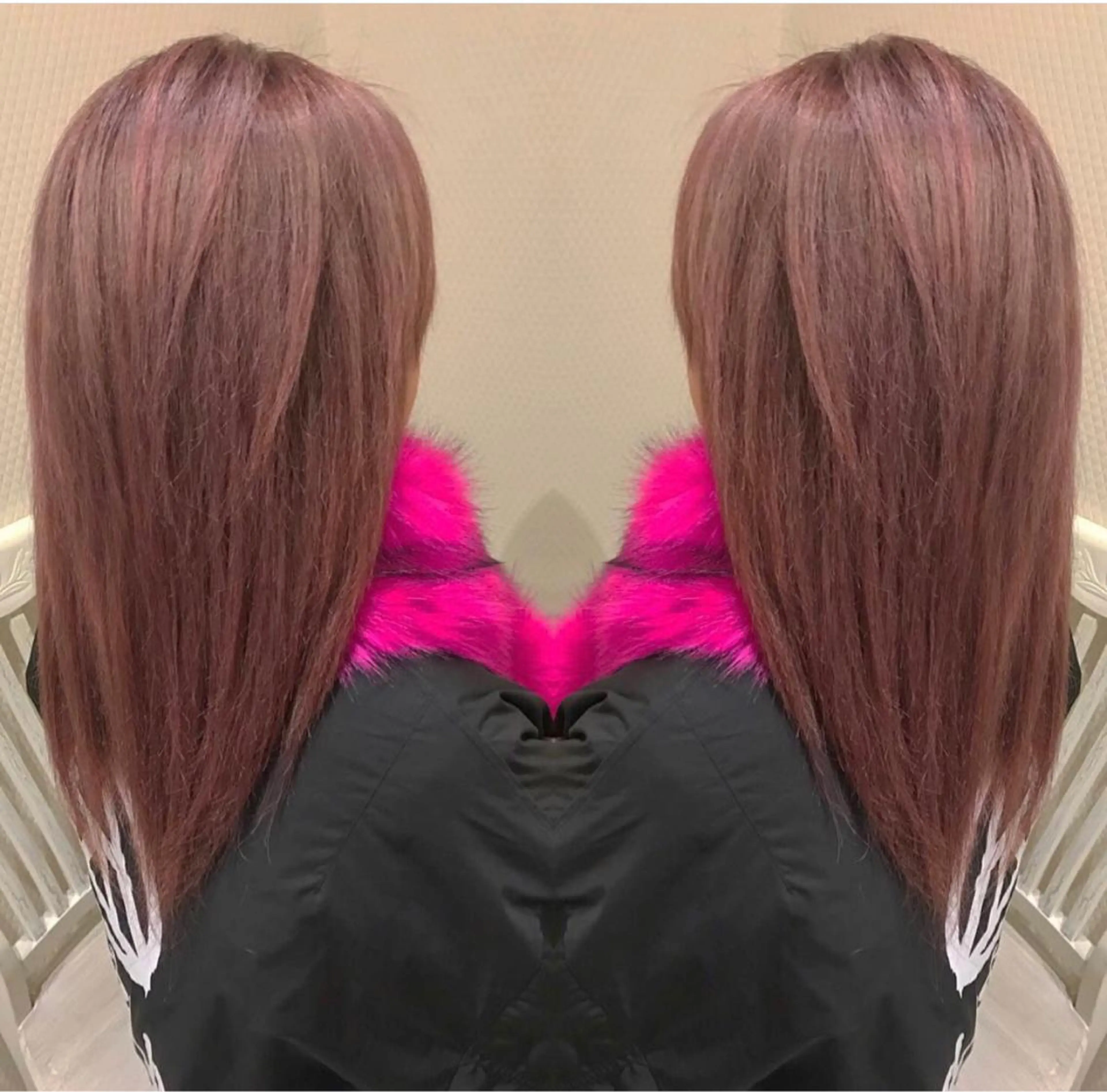 ロング カラー rollen所属・美魔女 美容師NAOのヘアスタイル