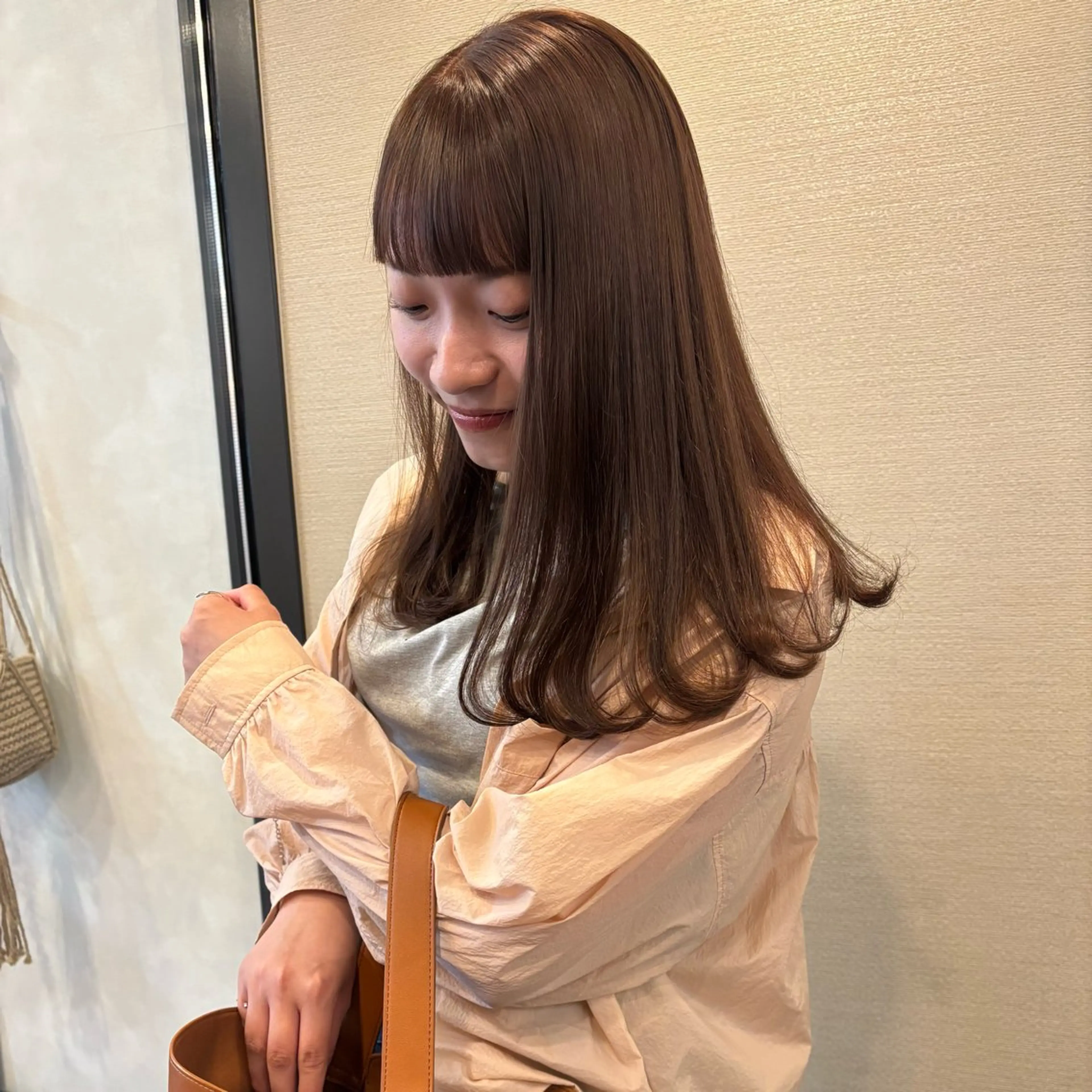 セミロング 似合わせボブカット/ 髪質改善/細川実知香のヘアスタイル