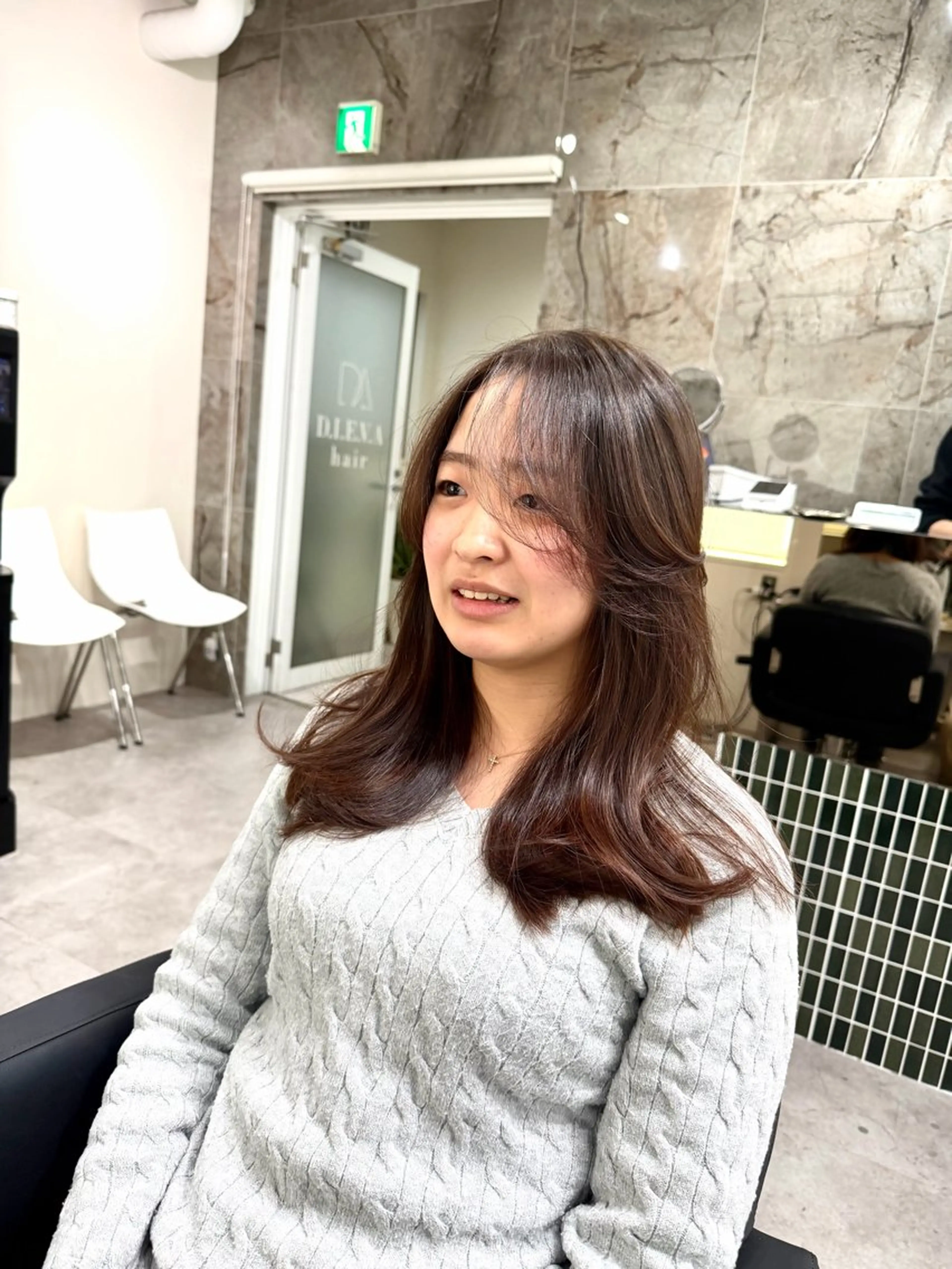 ロング ヘアカラー トリートメント 猿渡 竜司のヘアスタイル