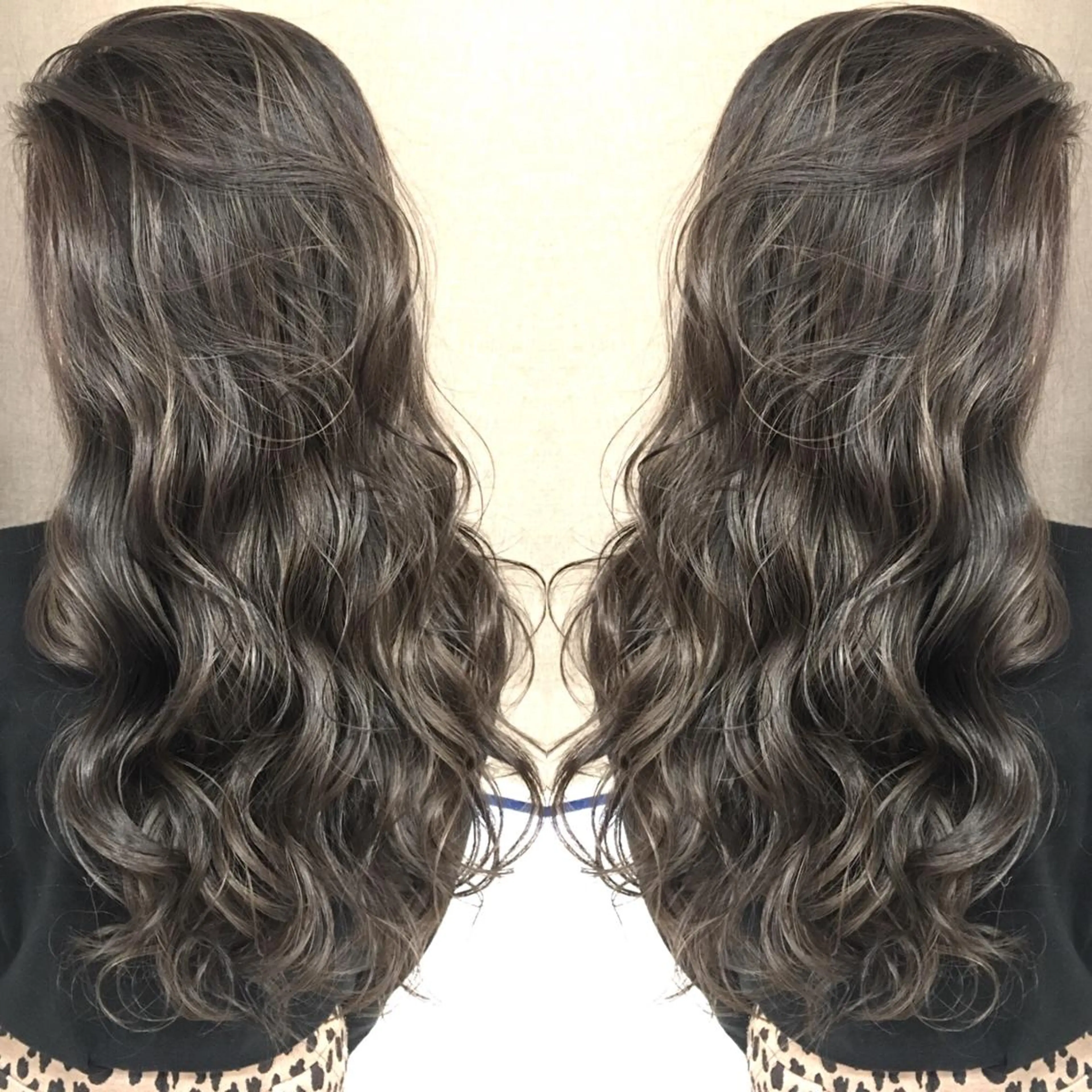 ロング カラー ハイライトカラー 3Dハイライト ハイライト ヘアカラー トリートメント 井上 一平のヘアスタイル