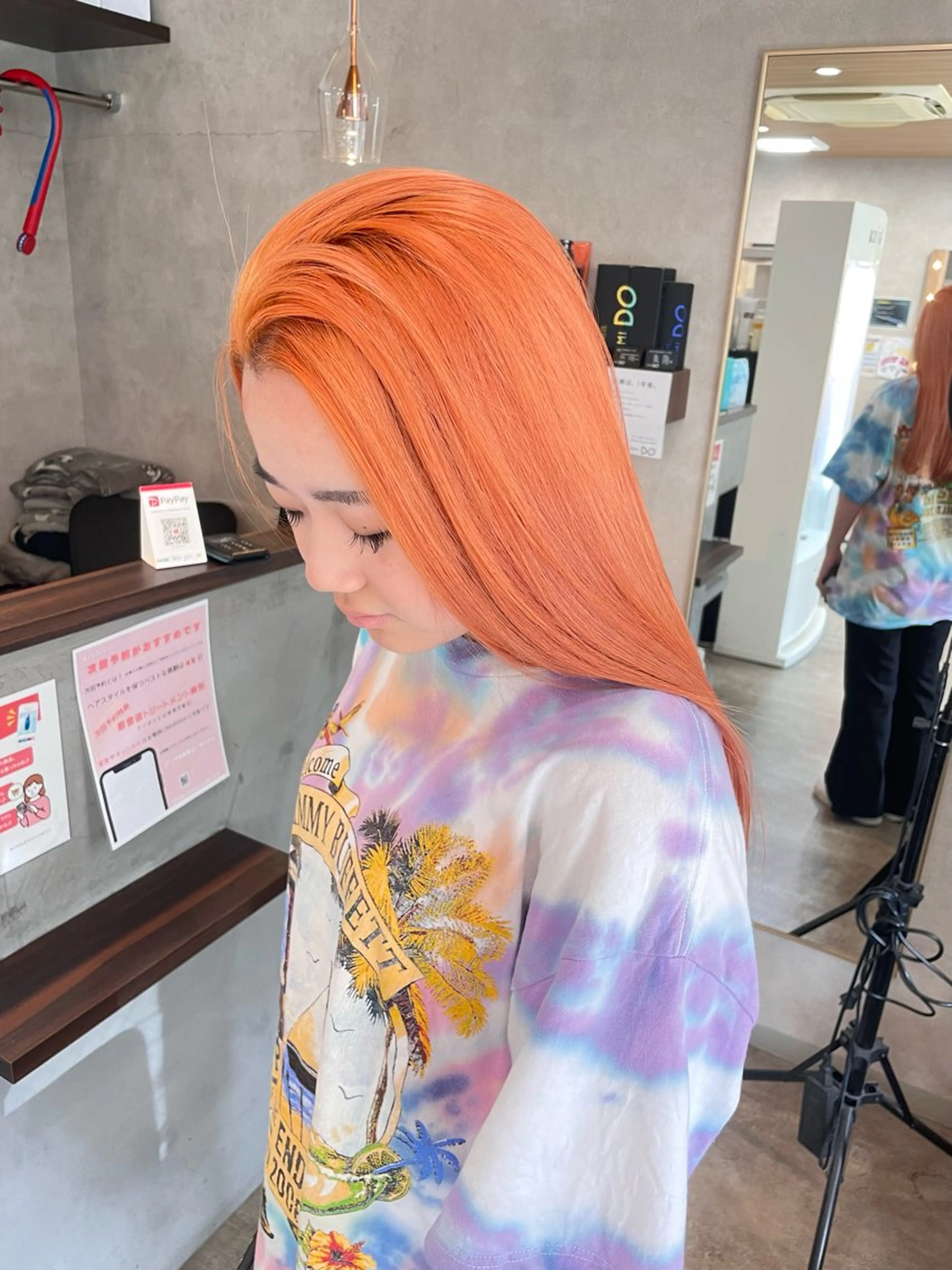 ロング ヘアカラー トリートメント 🔖RIENS /renaのヘアスタイル