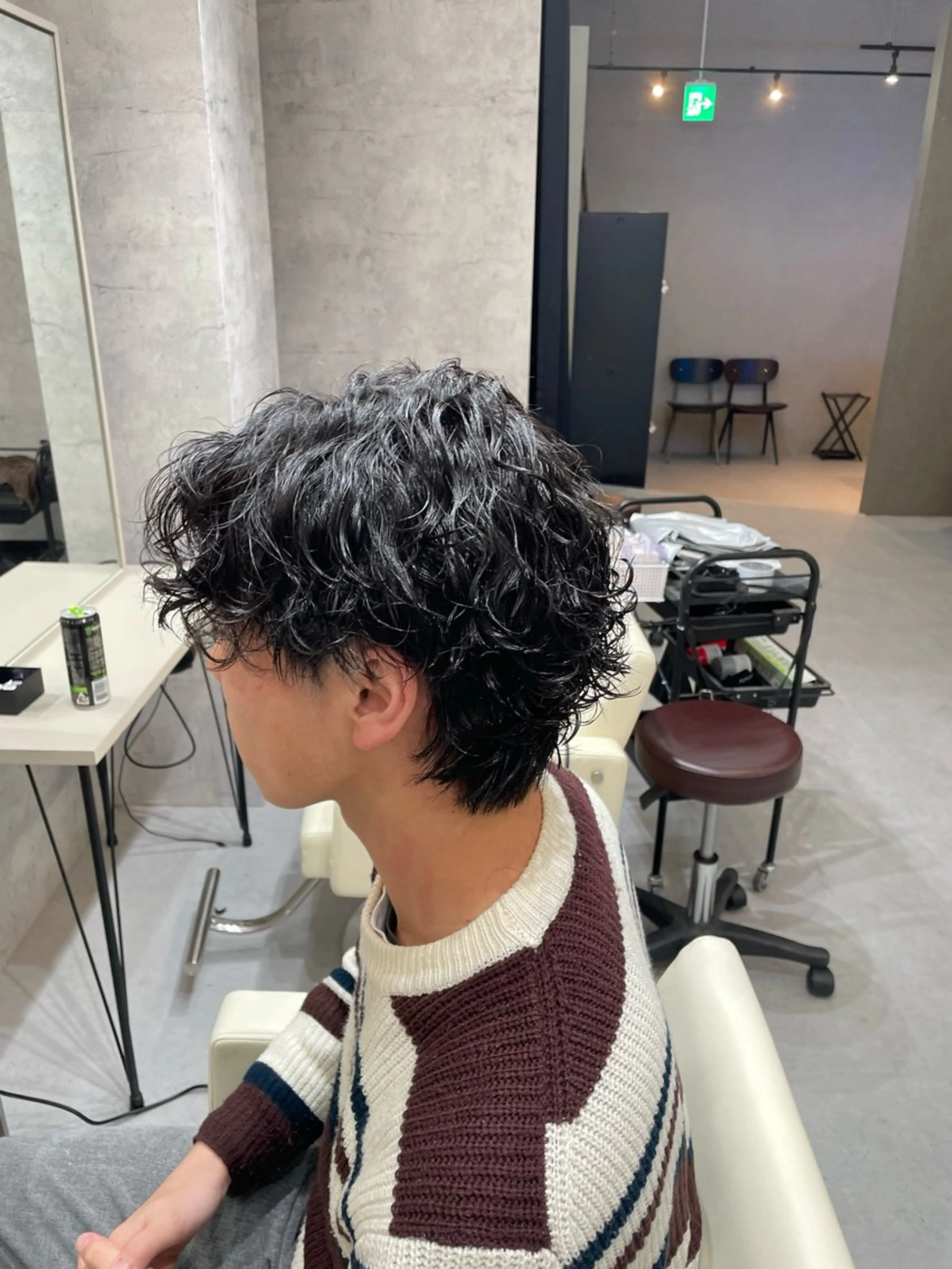 メンズ限定‼️カット+パーマ(ツイスパ、波巻き)の写真