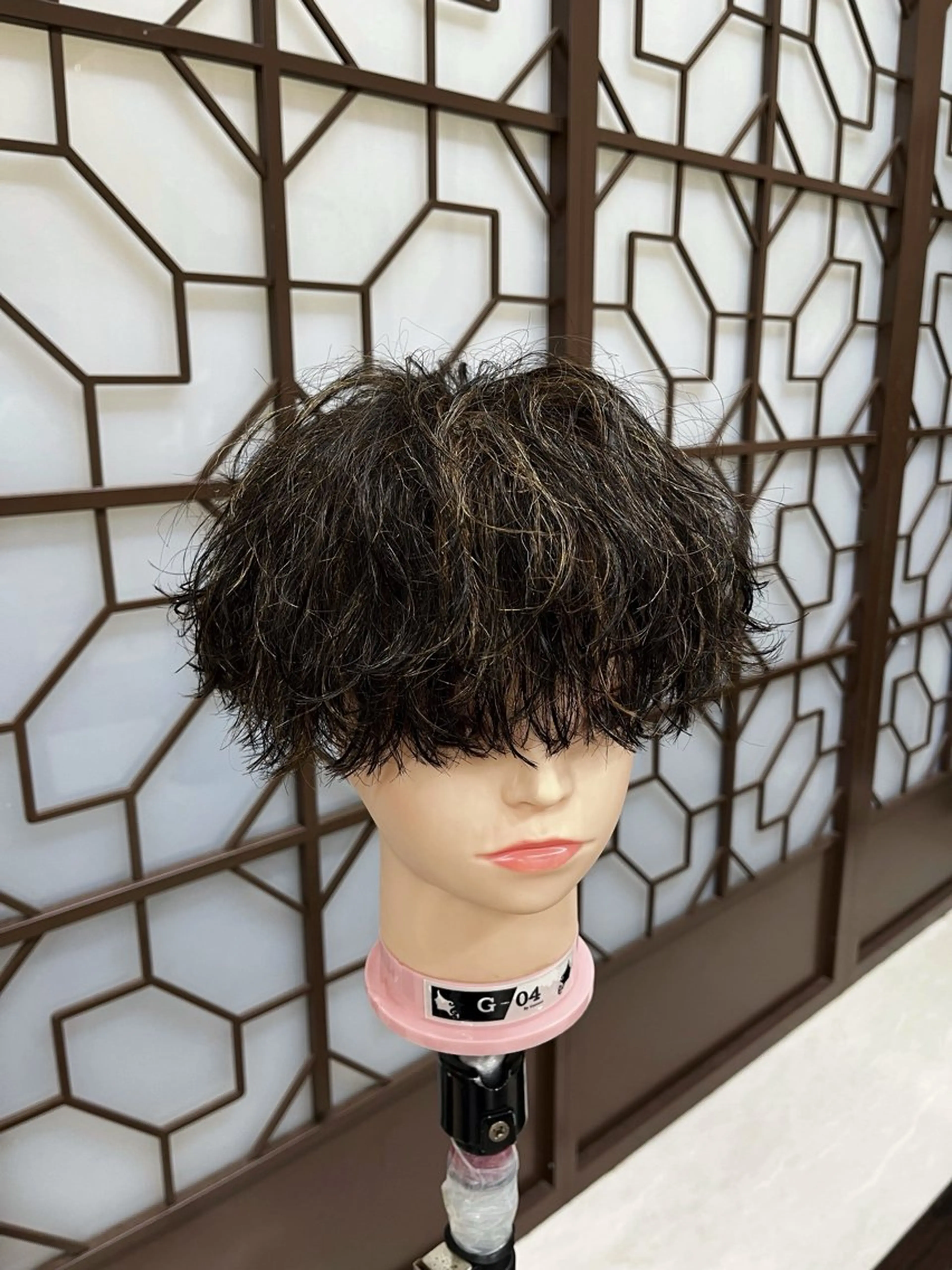 ショート パーマ メンズ マッシュ メンズパーマ 刈り上げ 波巻きパーマ スパイラルパーマ AROH  men's cut&men's perm 船橋店所属・🧊メンズ特化🧊 高木航希のヘアスタイル