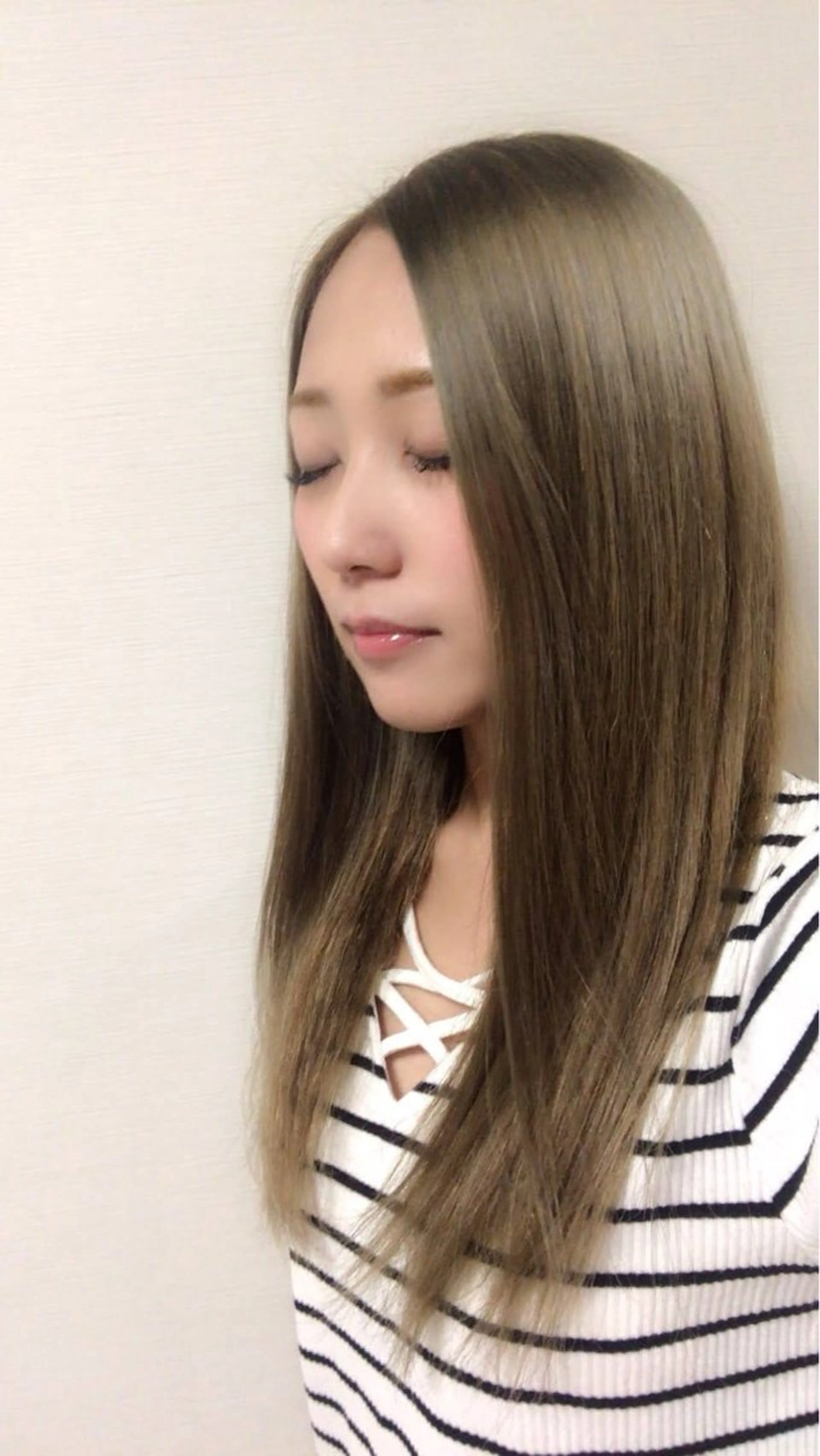 ハイライト（ハーフ）全体カラー⭐️カットトリートメントシャンプーブローの写真