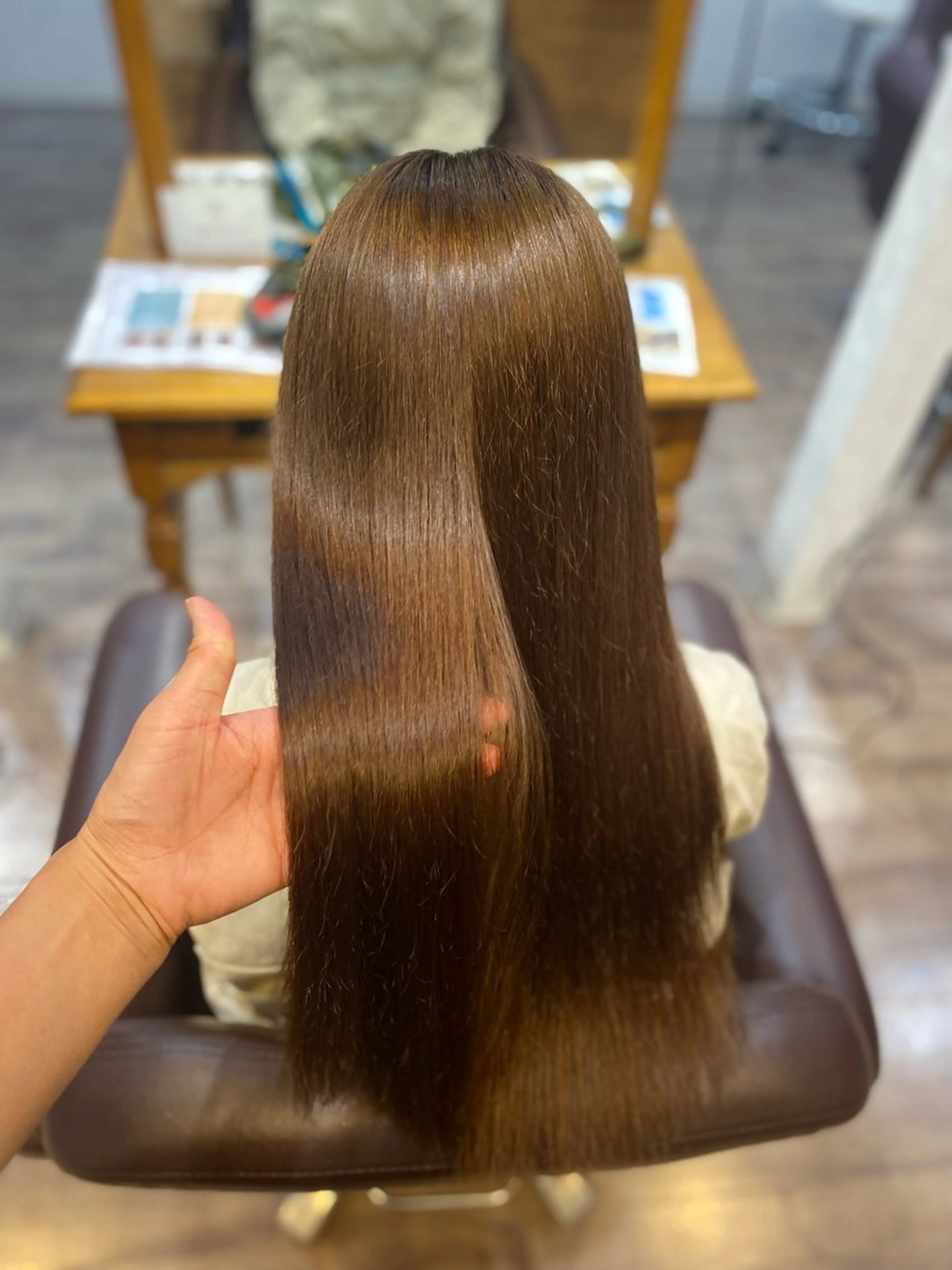 ロング 縮毛矯正 美容室Limb所属・髪質改善/縮毛/小林 水葵のヘアスタイル