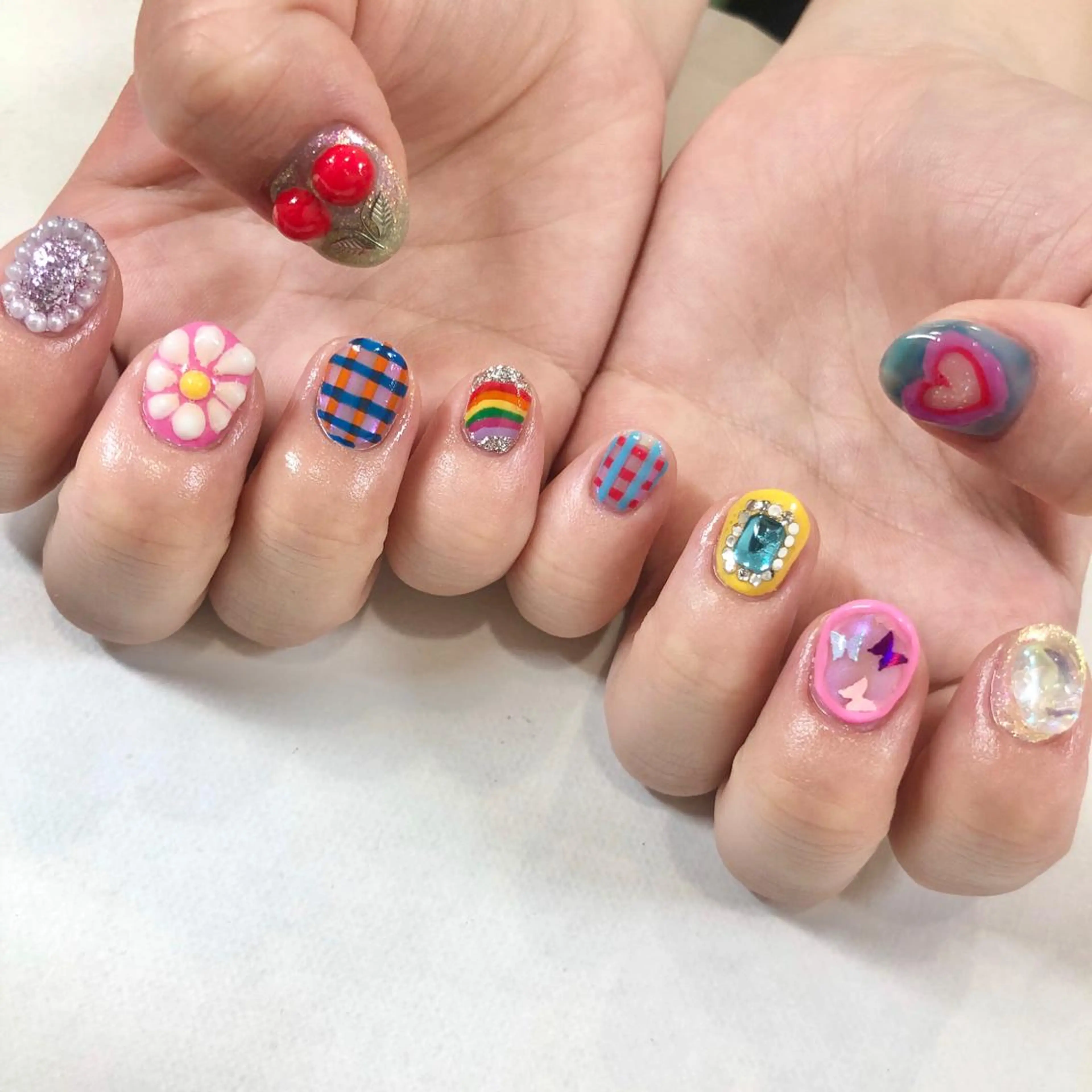 ネイル ハンドネイル 🎀AYAKO 🎀中韓ネイルのネイルデザイン