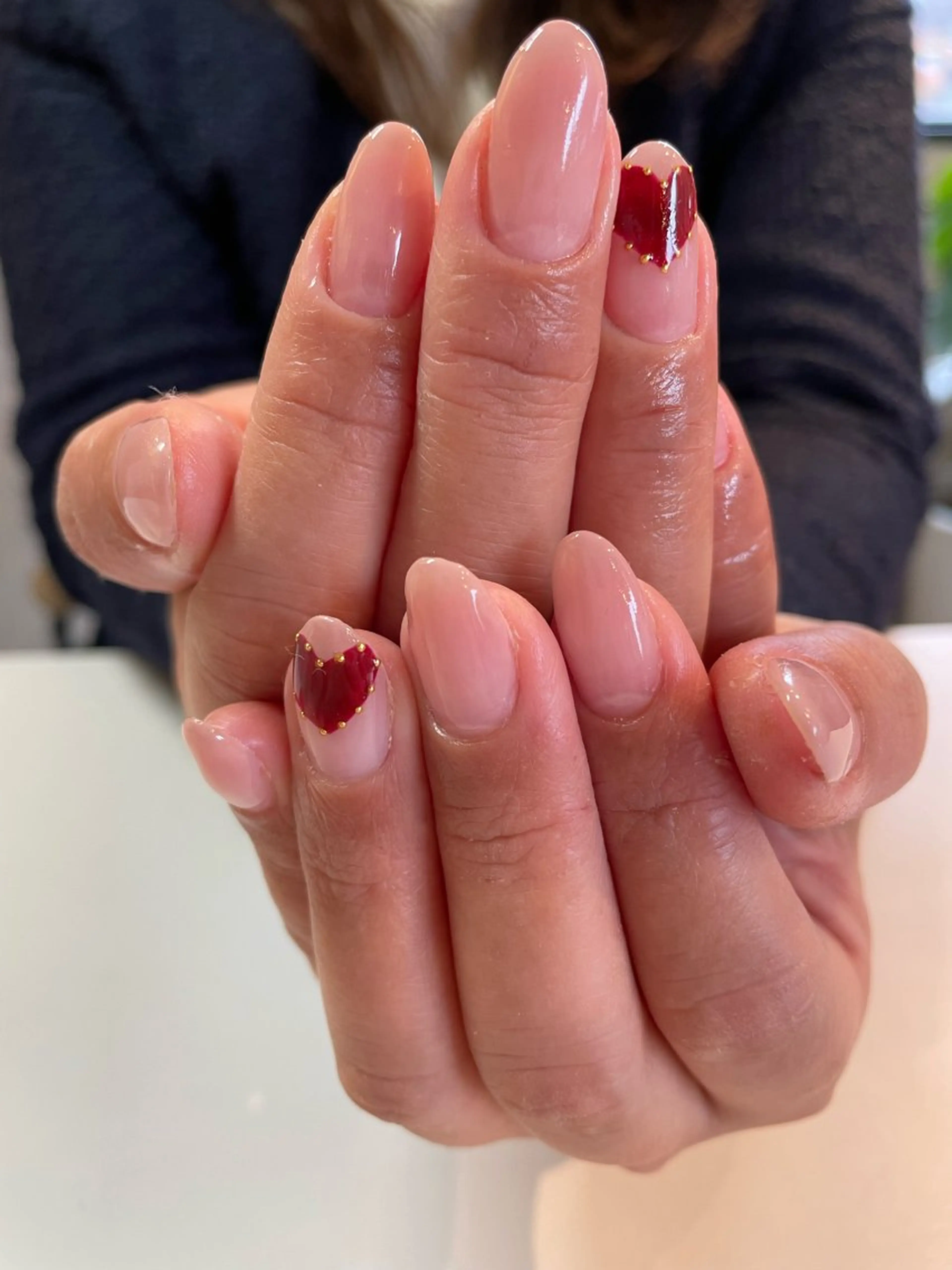 シンプルデザインネイル（2アート）の写真