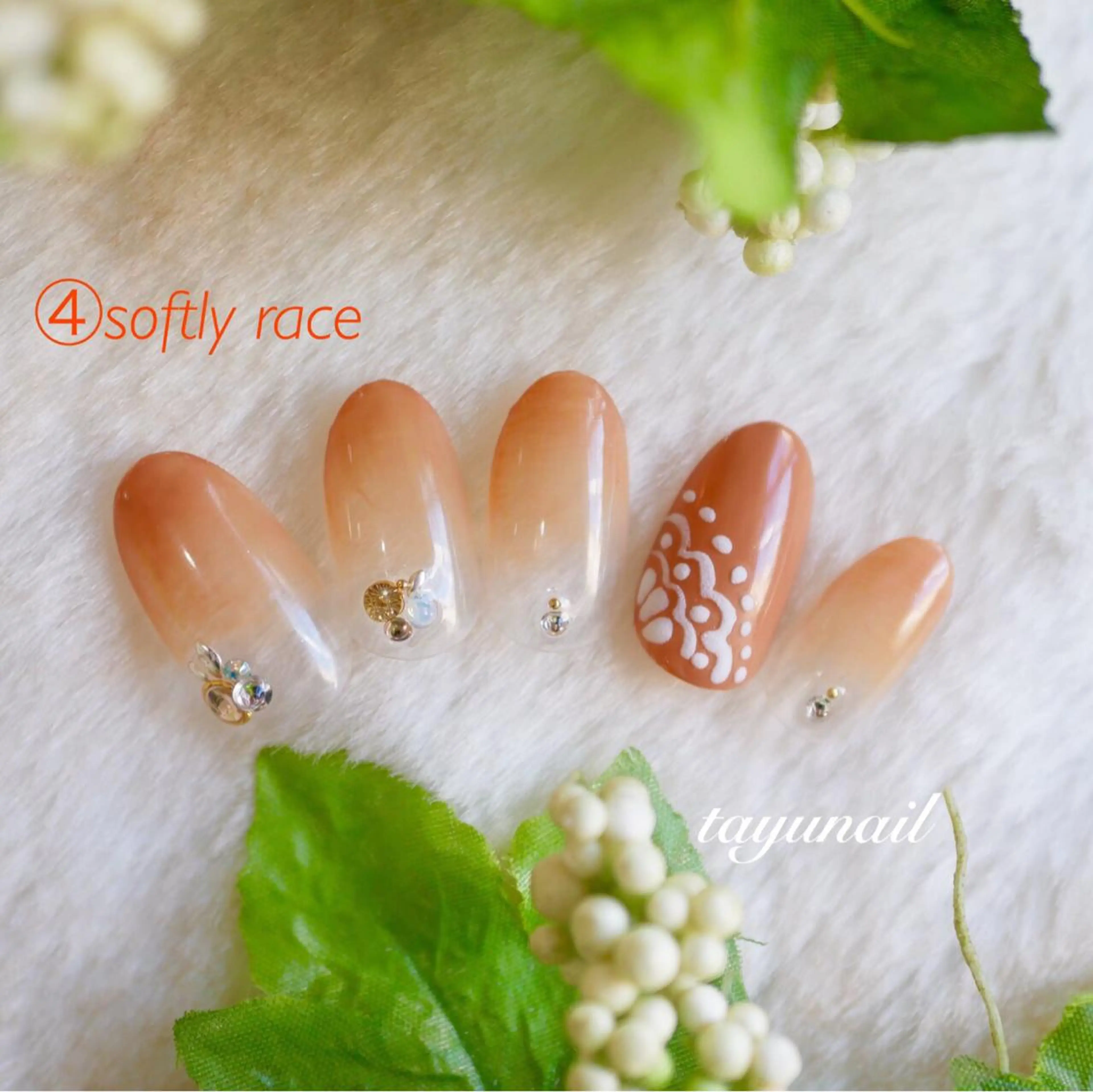 ネイル ハンドネイル ネイルサロン・ネイルスクール　たゆnail所属・ネイルサロン 【たゆnail】のネイルデザイン
