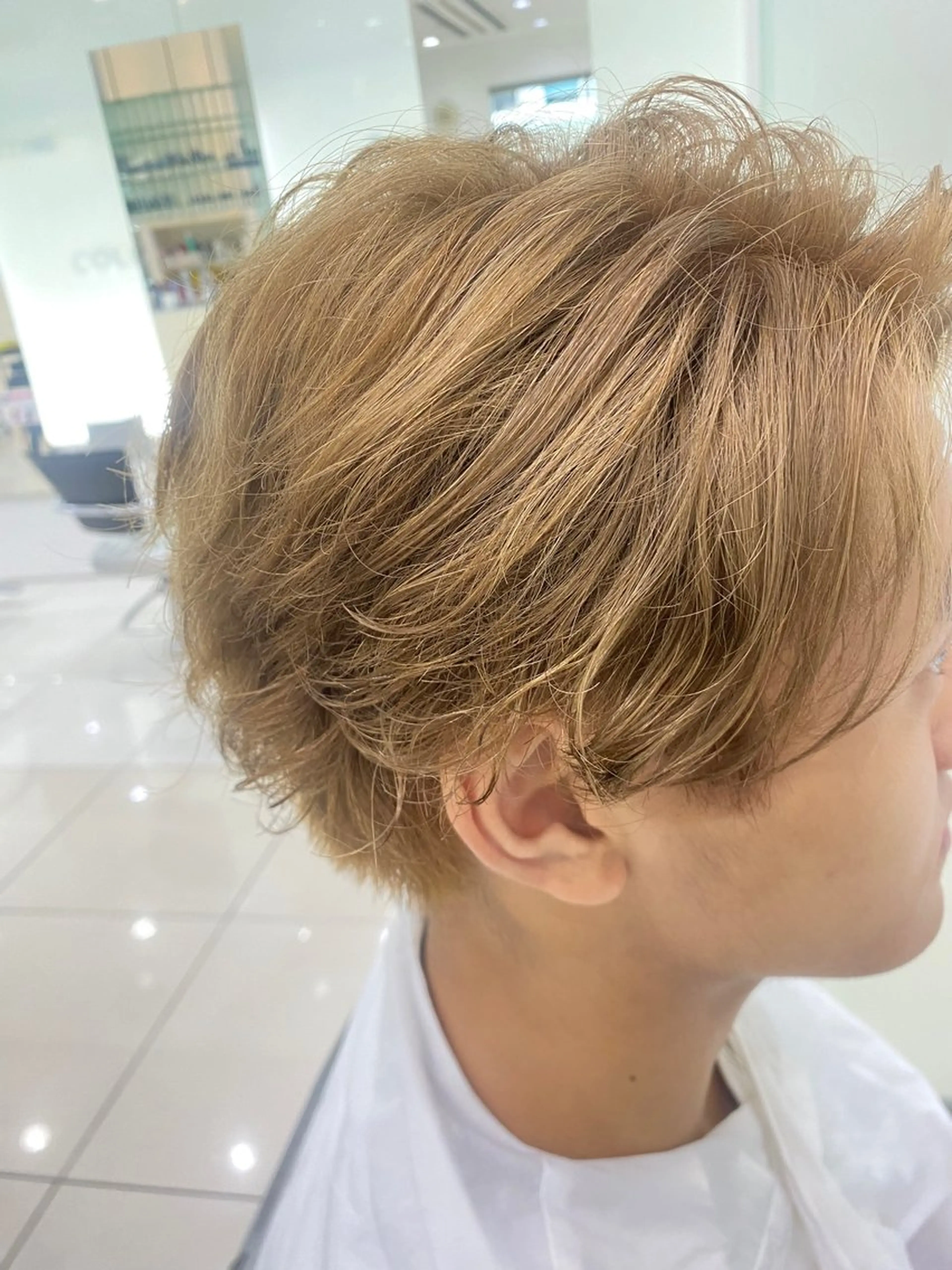 ショート カラー カット パーマ 🦄艶髪育毛🌟毛髪 の医者/カット/駒井のヘアスタイル