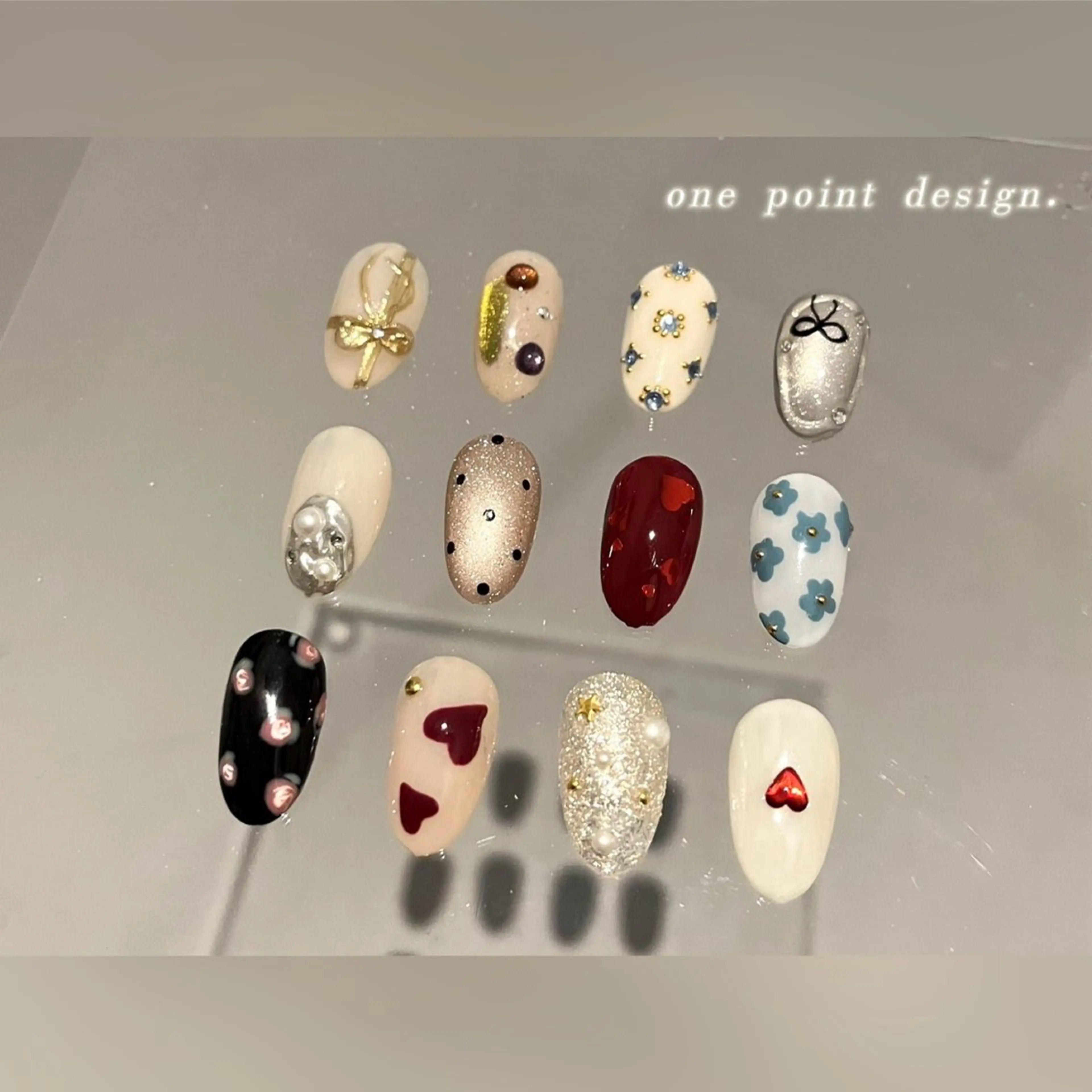 1月限定✨【ハンド】ワンポイントデザイン×オフ込み🎨【新規様オフ無料!】の写真