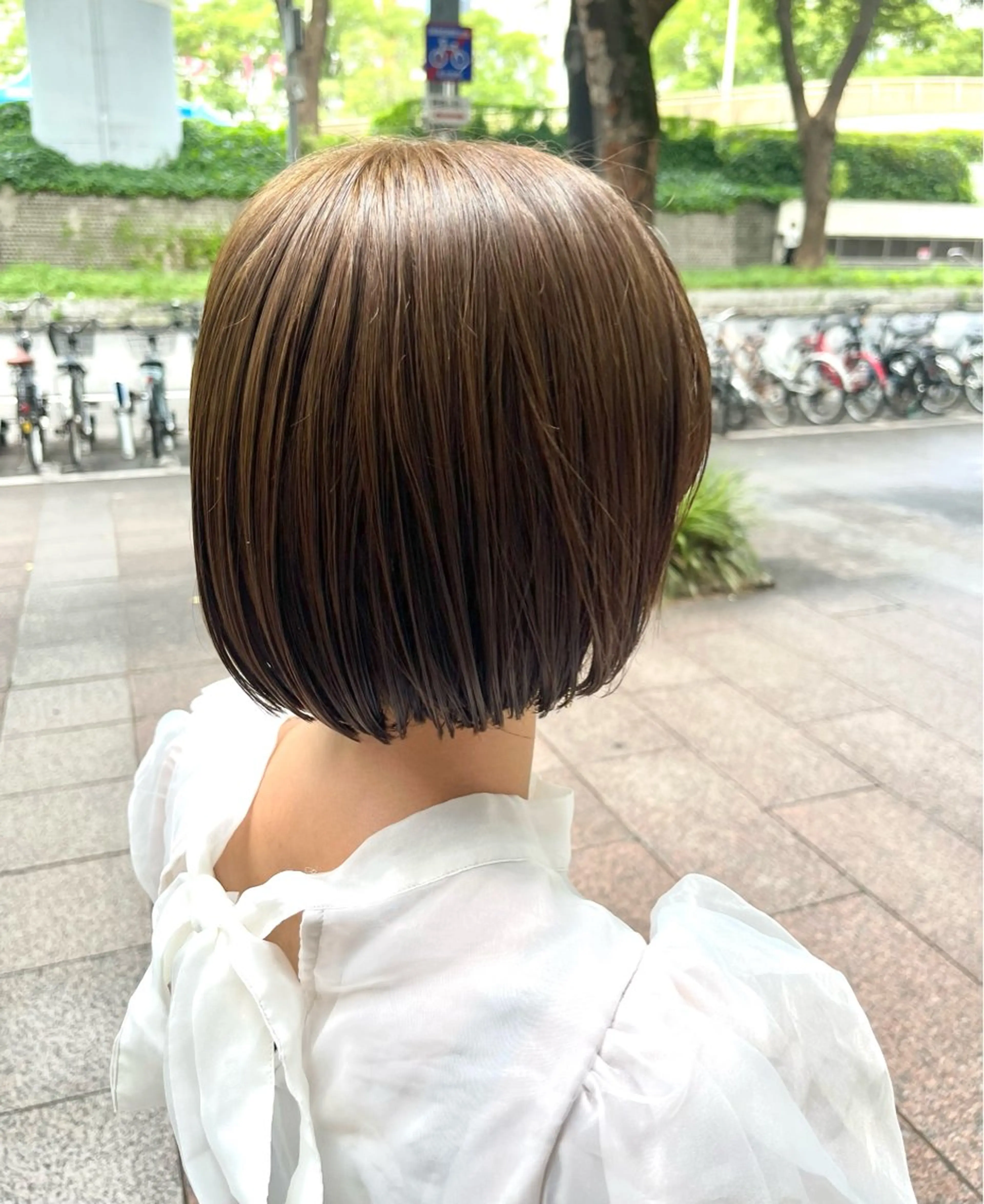 ショート 中山 優里のヘアスタイル