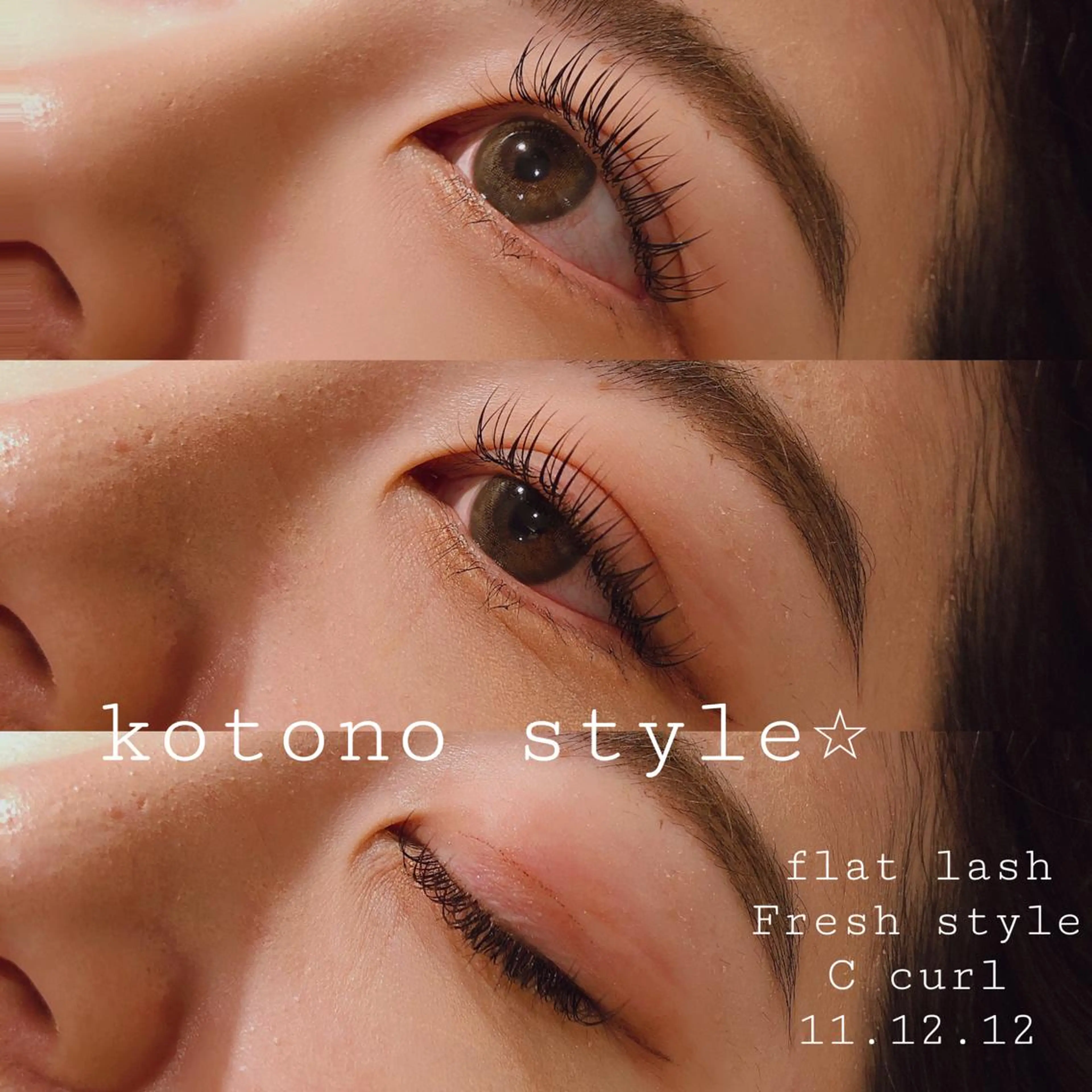 マツエク・マツパ フラットラッシュ マツエク Neo店長🌿 KOTONO🌿のマツエク・マツパデザイン