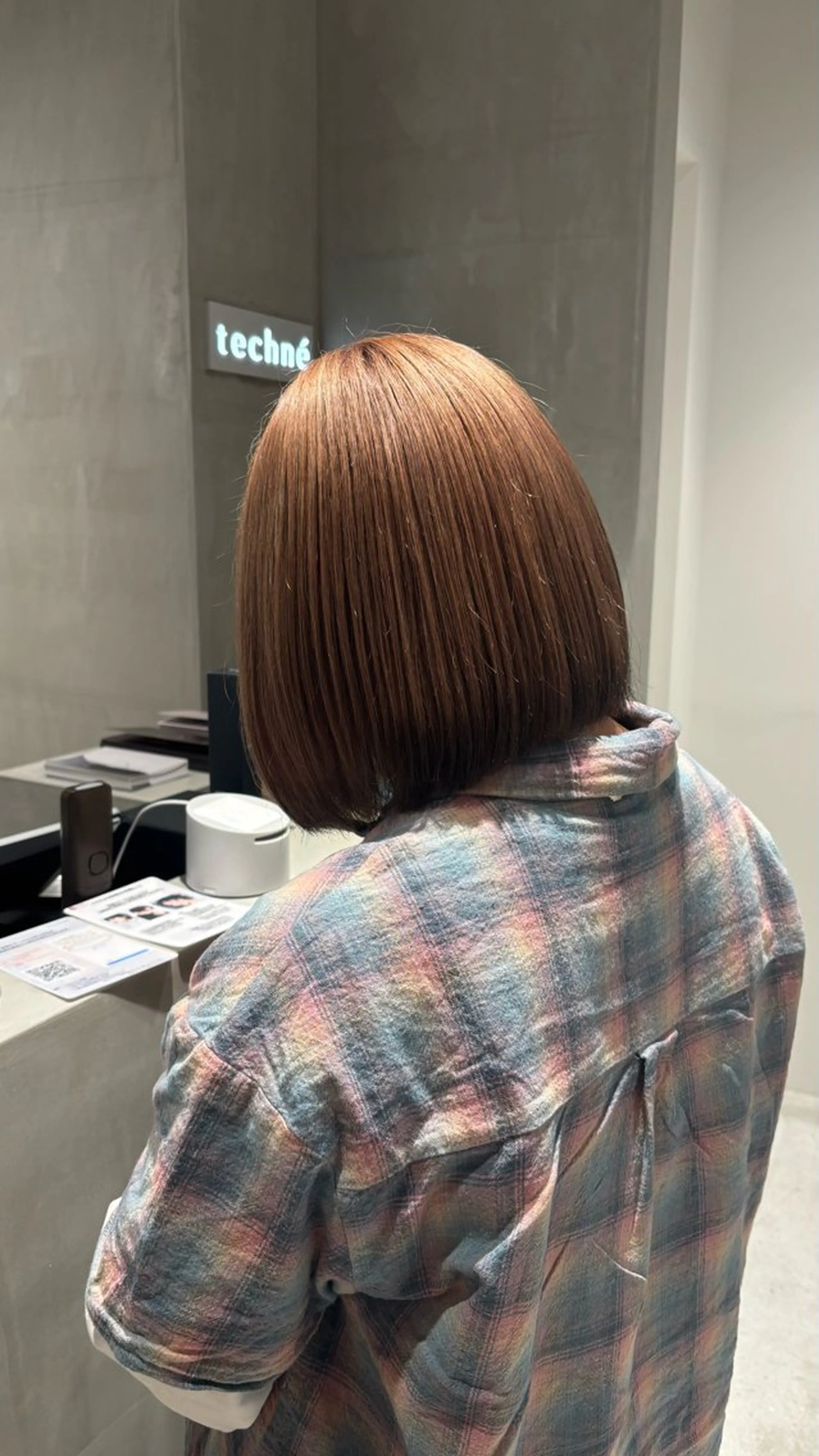 カラー techné所属・塔尾 真那のヘアスタイル