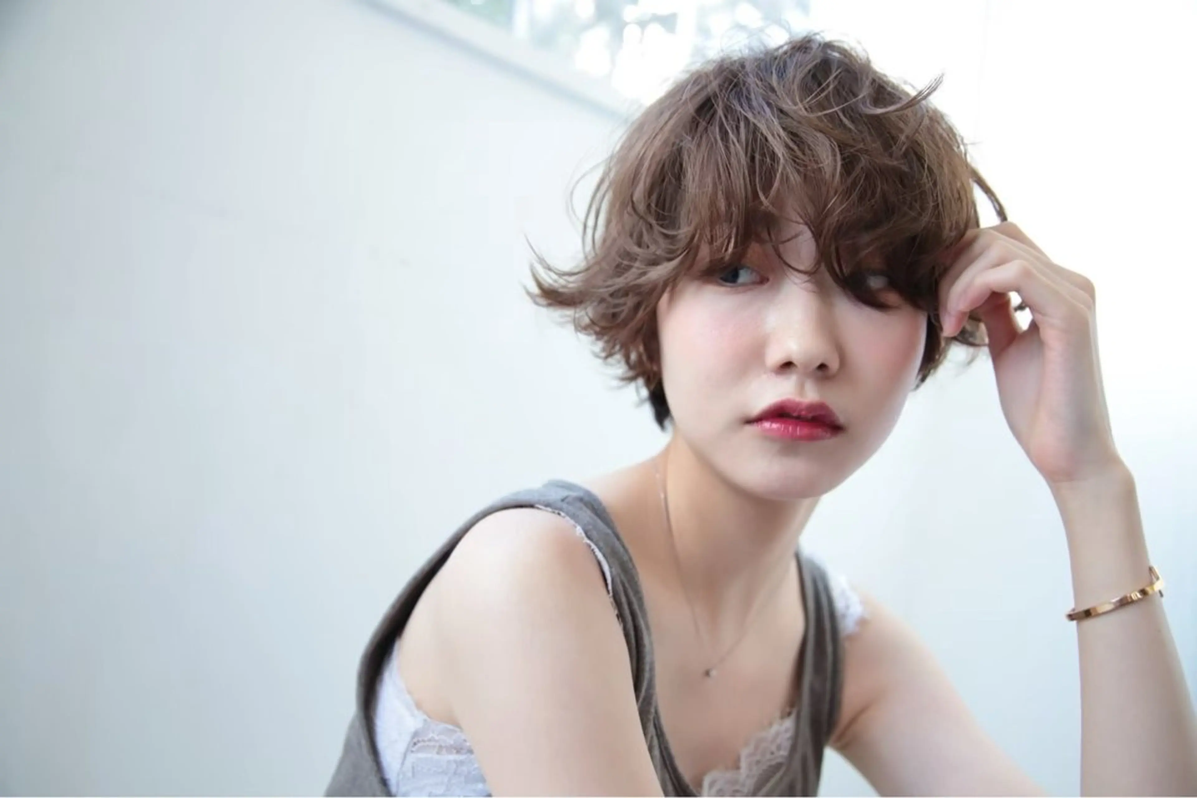 ショート カット ヘアカラー トリートメント ヘアセット うる艶/レイヤー 🪞池袋LAND🪞のヘアスタイル