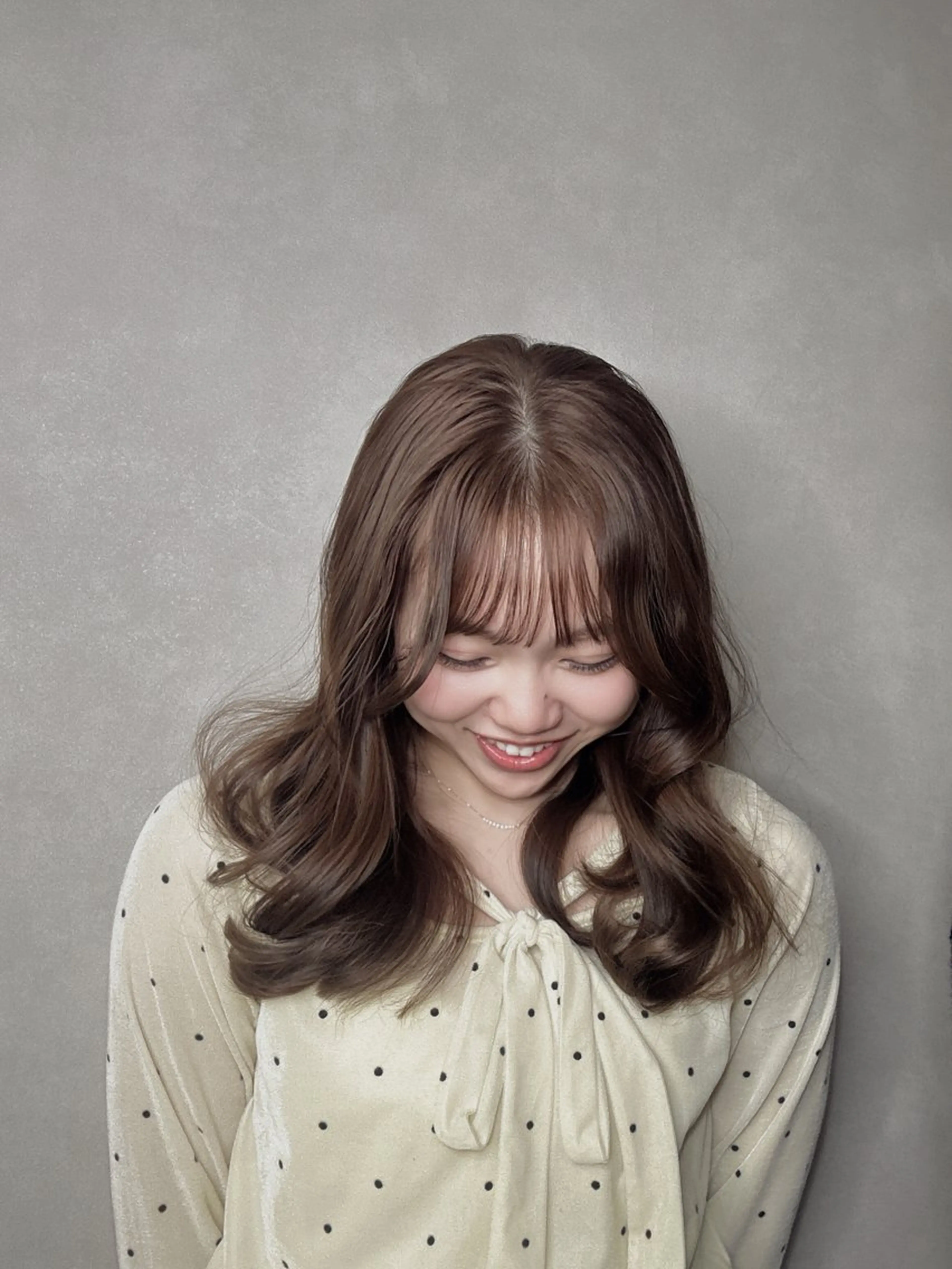 ロング カラー 透明感カラー 韓国風ヘア カット ヘアカラー トリートメント 福岡美容師 SOUTAのヘアスタイル