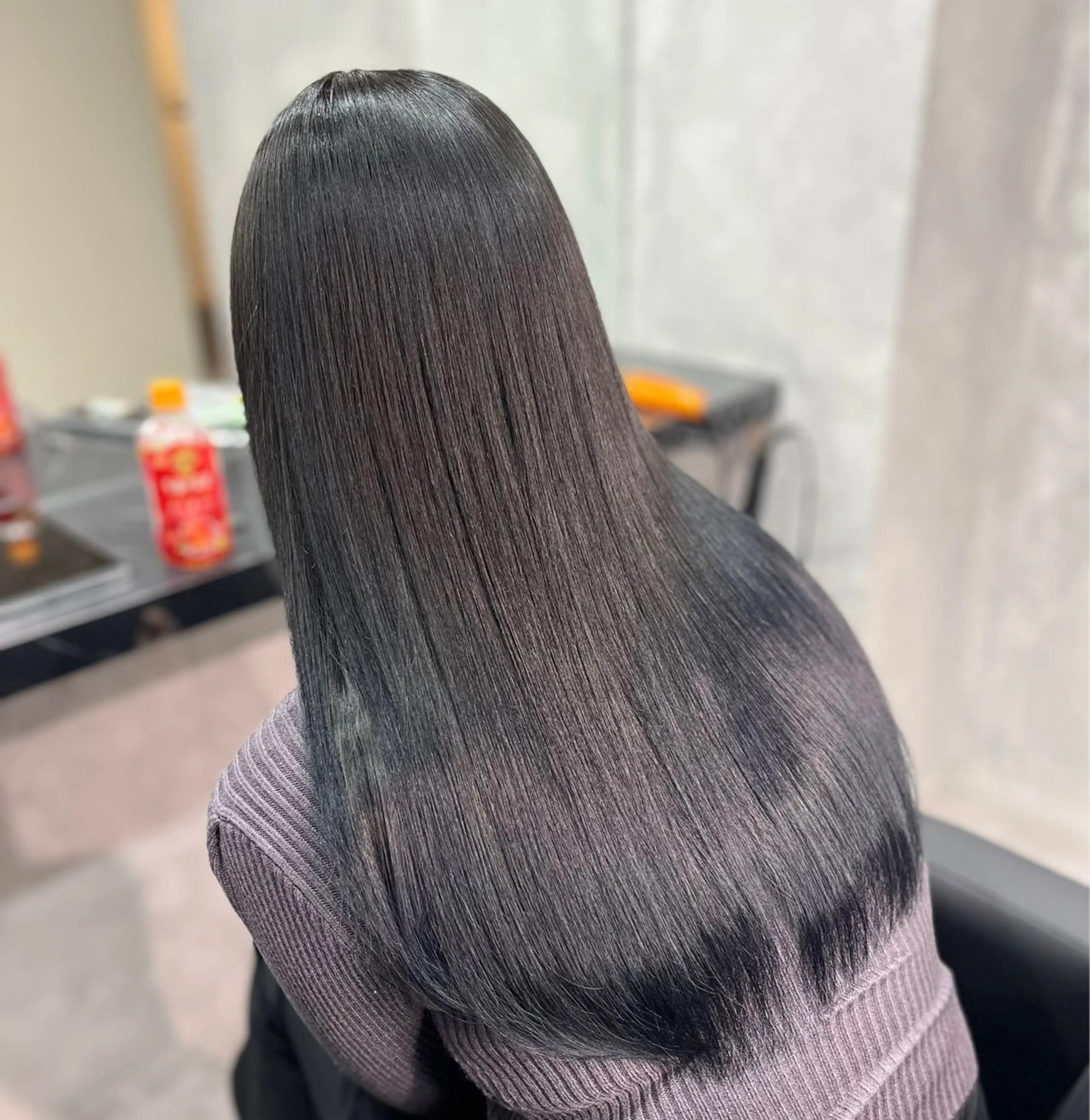 ロング パーマ 卒業式のヘアスタイル 髪質改善 縮毛矯正 ストレートパーマ 縮毛矯正 トリートメント 美髪艶髪✨️/千種 さなのヘアスタイル