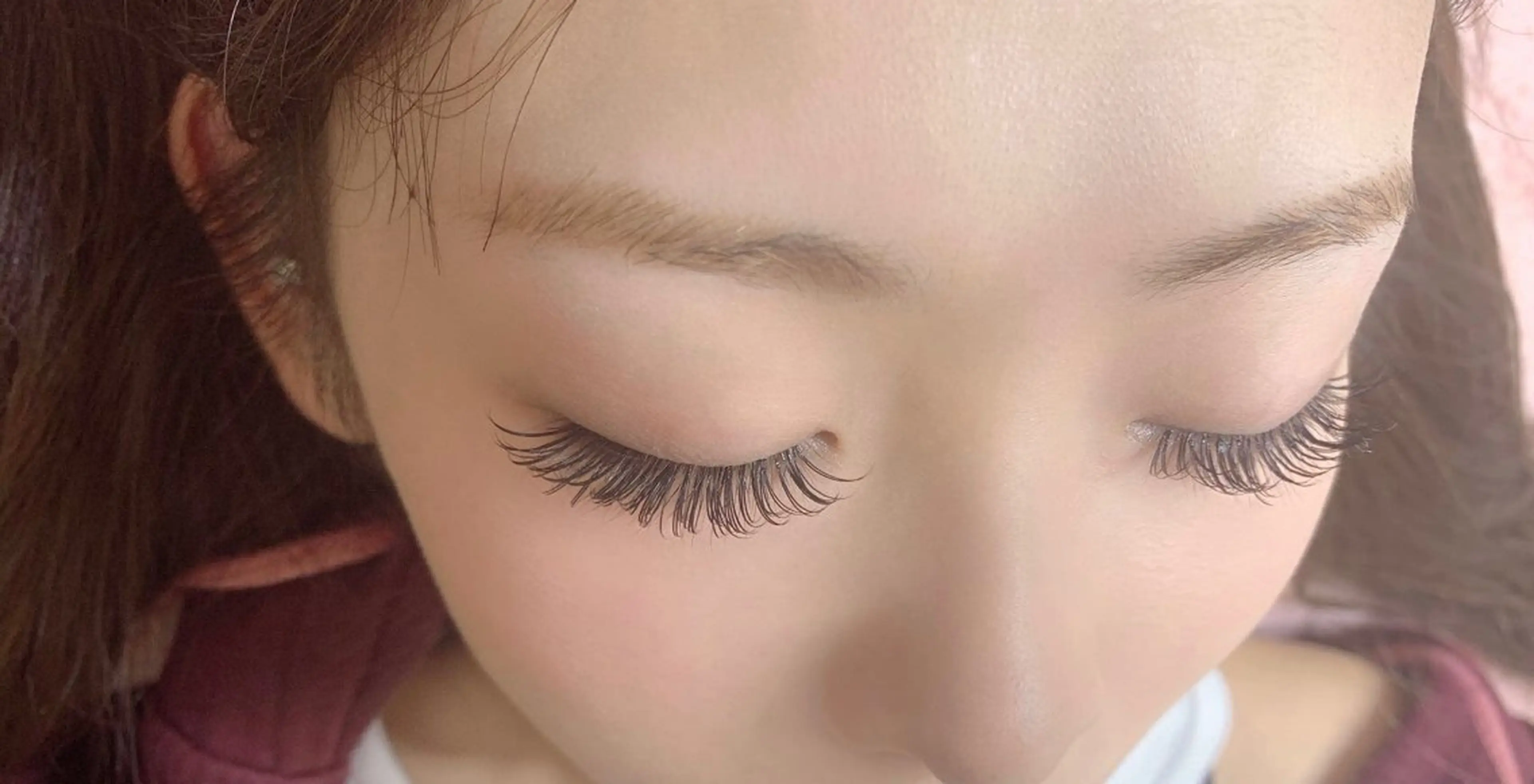 ❤️フラットラッシュ、ダブルタイプ、100束200本、❤️マツエクのオフ➕300、2回以降➕200の写真