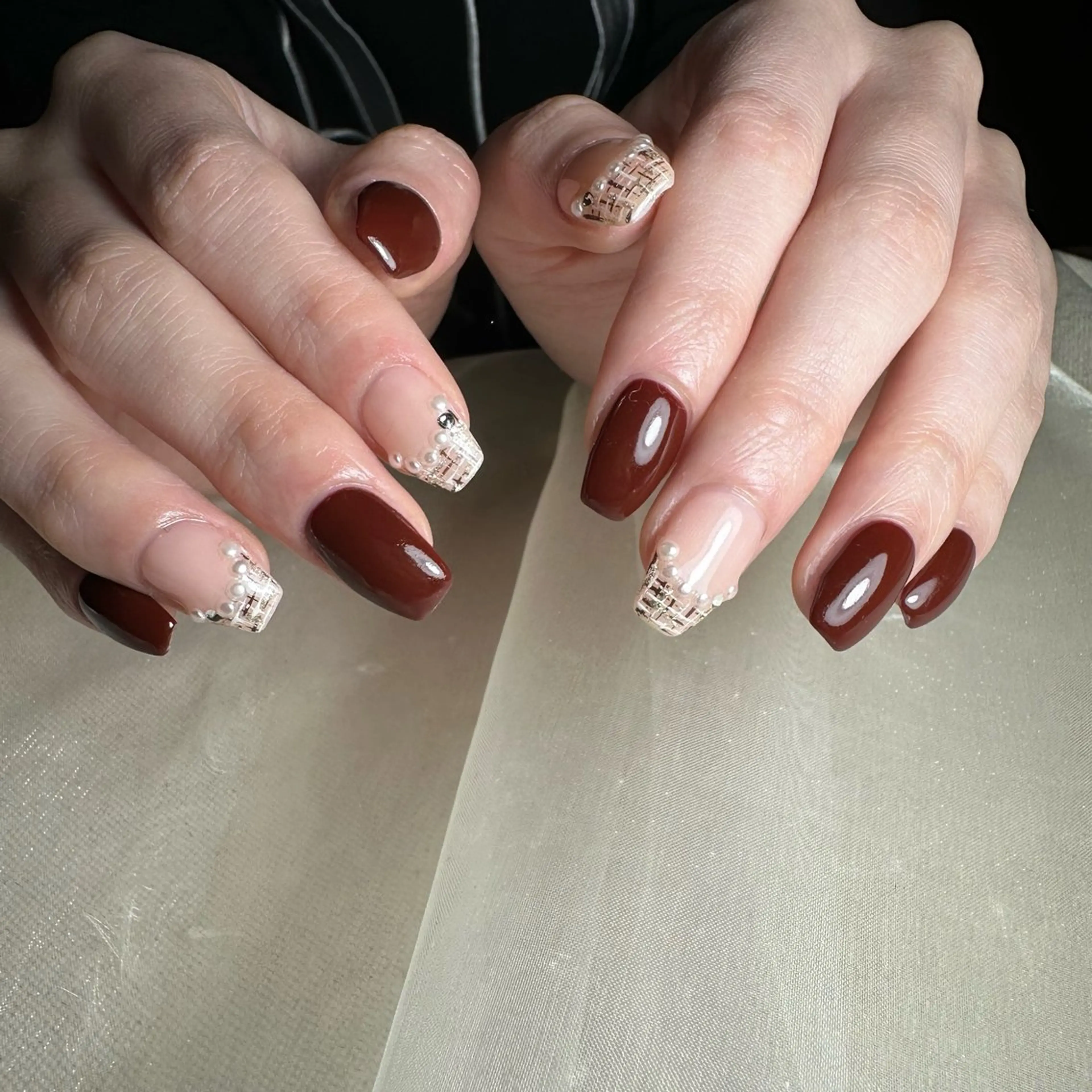 ネイル バレンタイン ハンドネイル repos~ルポ~所属・里見 麗のネイルデザイン