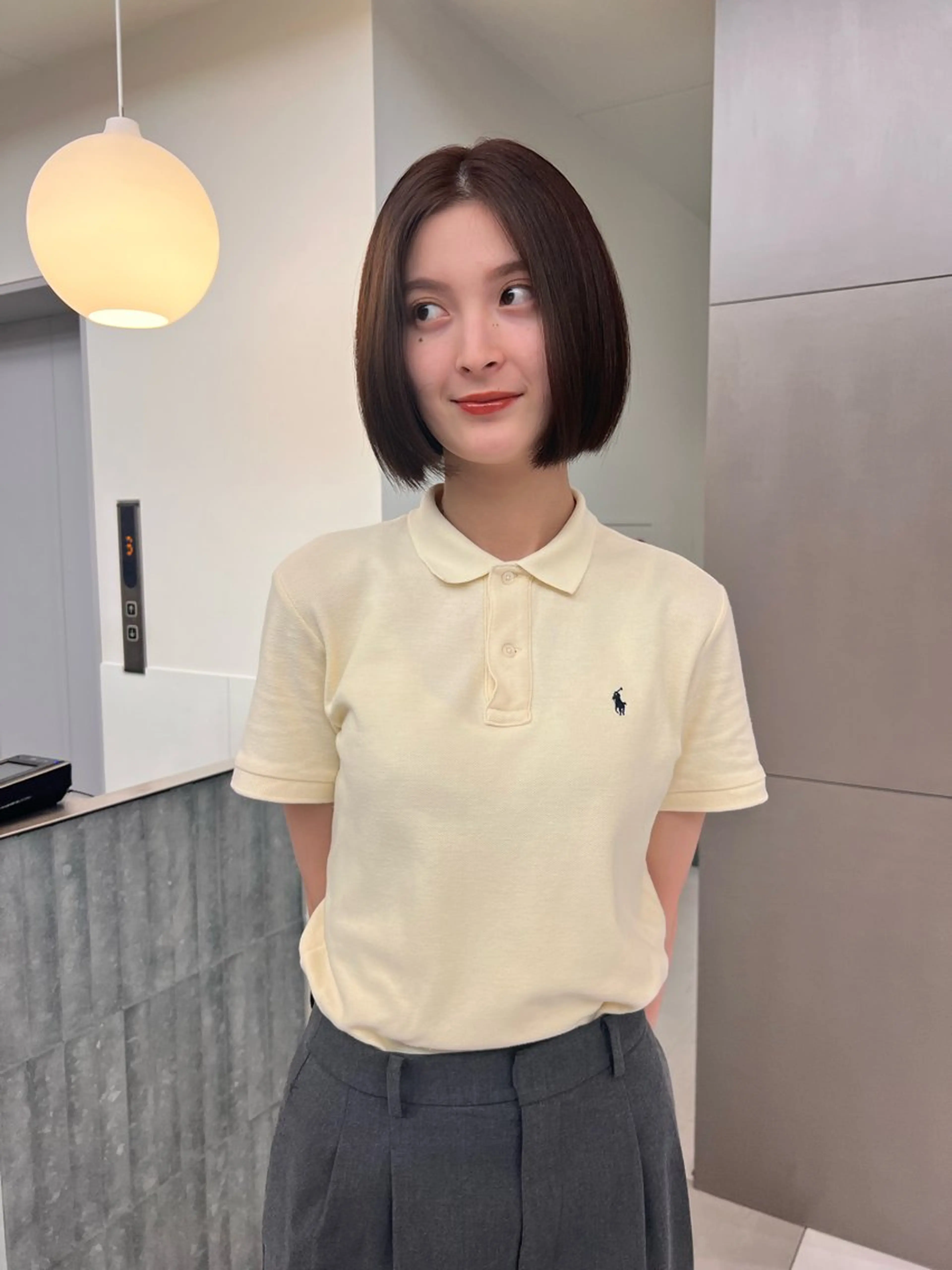 ショート カラー 透けるカラー🫧 Memi🎀のヘアスタイル