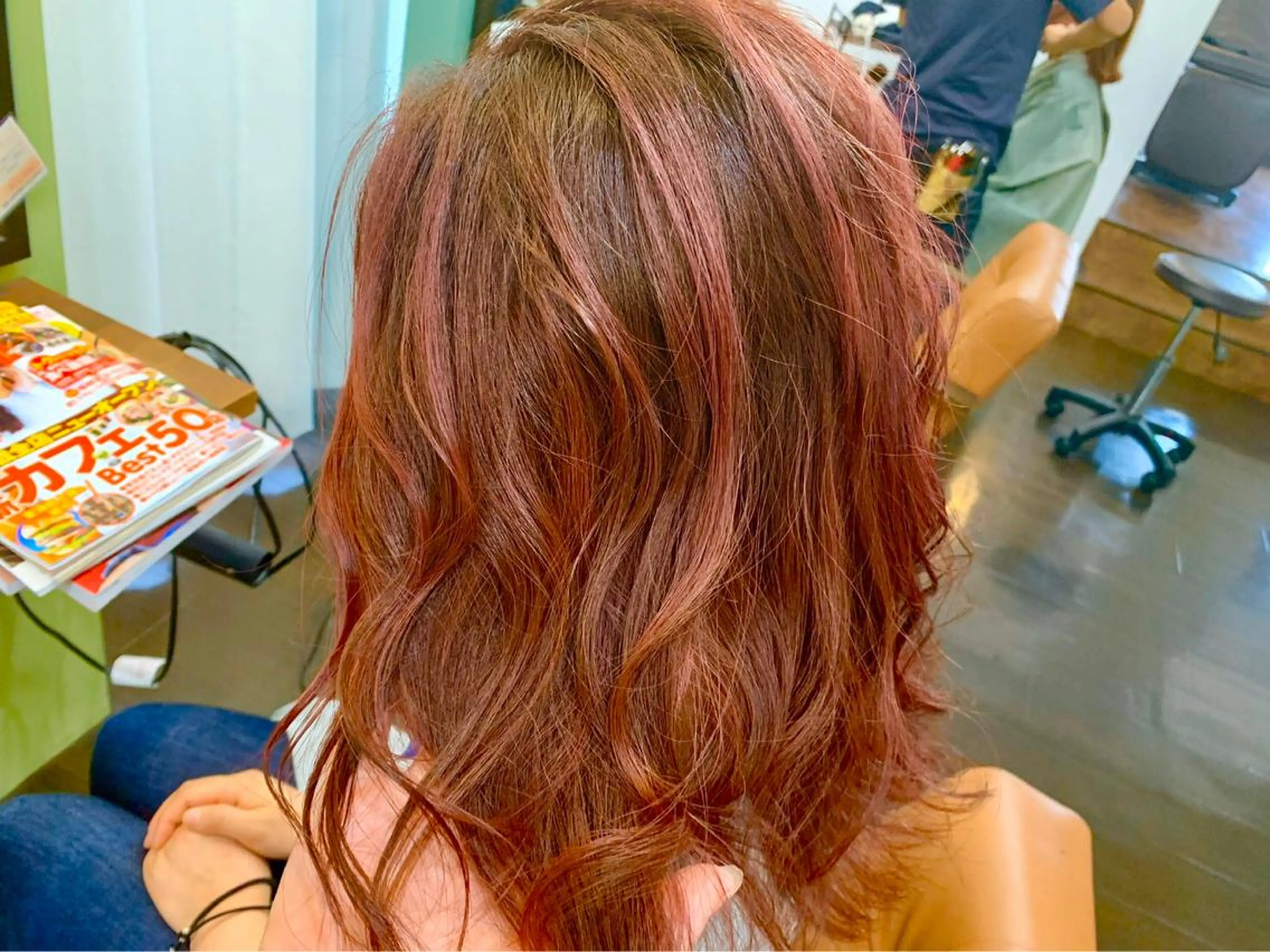 カラー ヘアカラー ブリーチ毛に縮毛矯正 ✨カラー✨山田 正幸のヘアスタイル