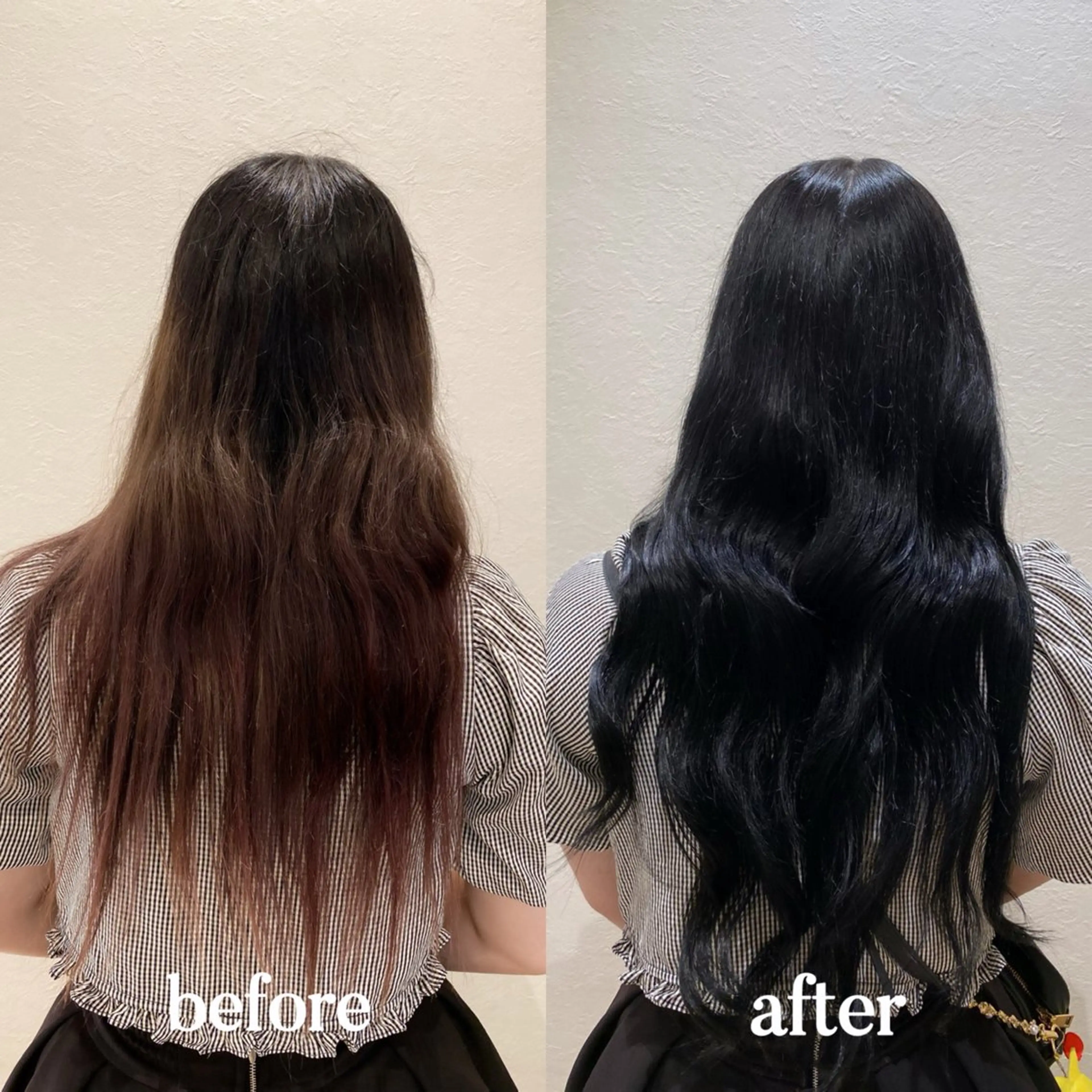 ヘアカラー エクステ 𝐲𝐮𝐮𝐦𝐢 エクステ/ 艶カラーのヘアスタイル