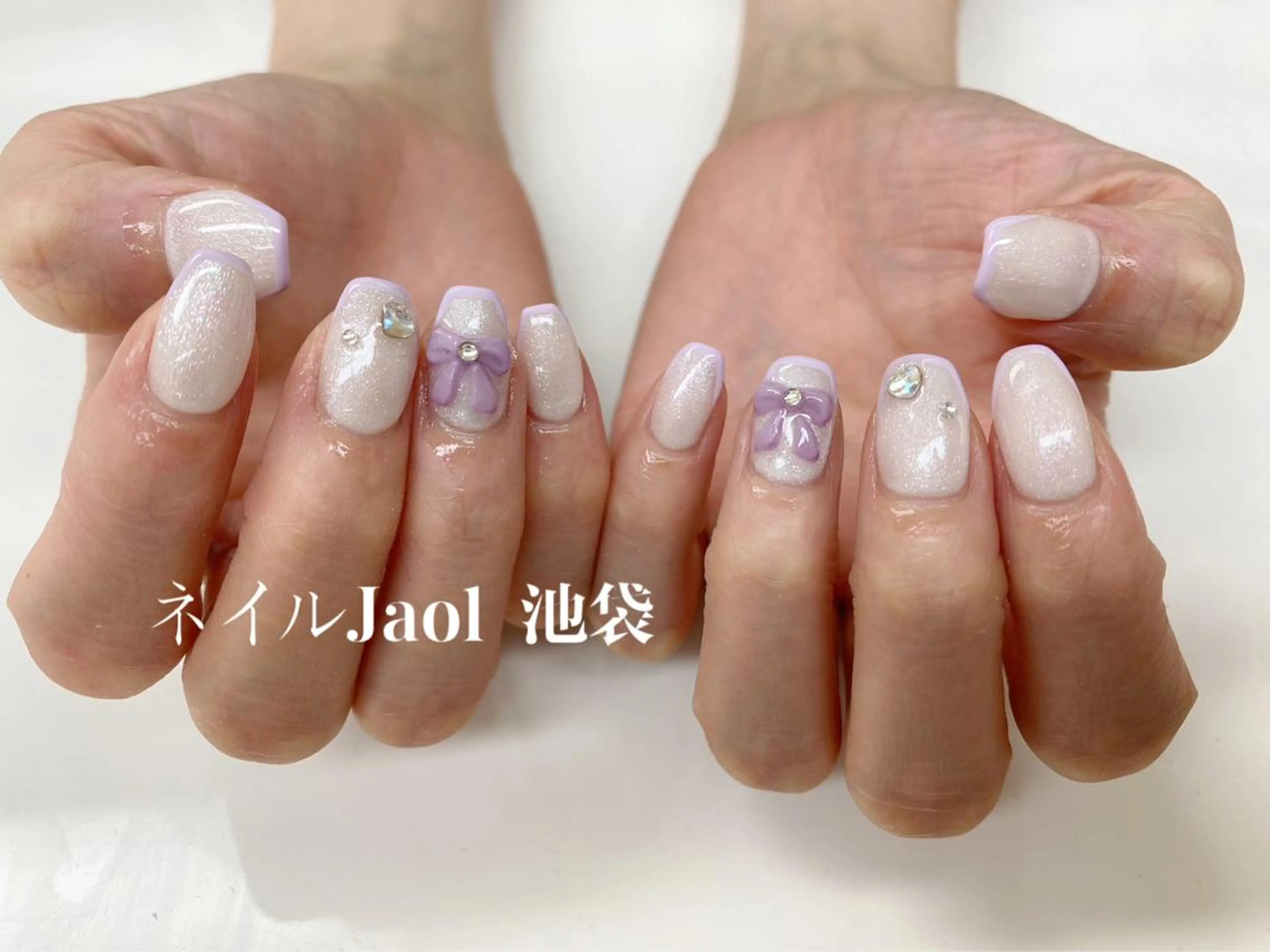 ミディアム ハンドネイル nail jaol池袋店所属・ネイルJaol 池袋のネイルデザイン