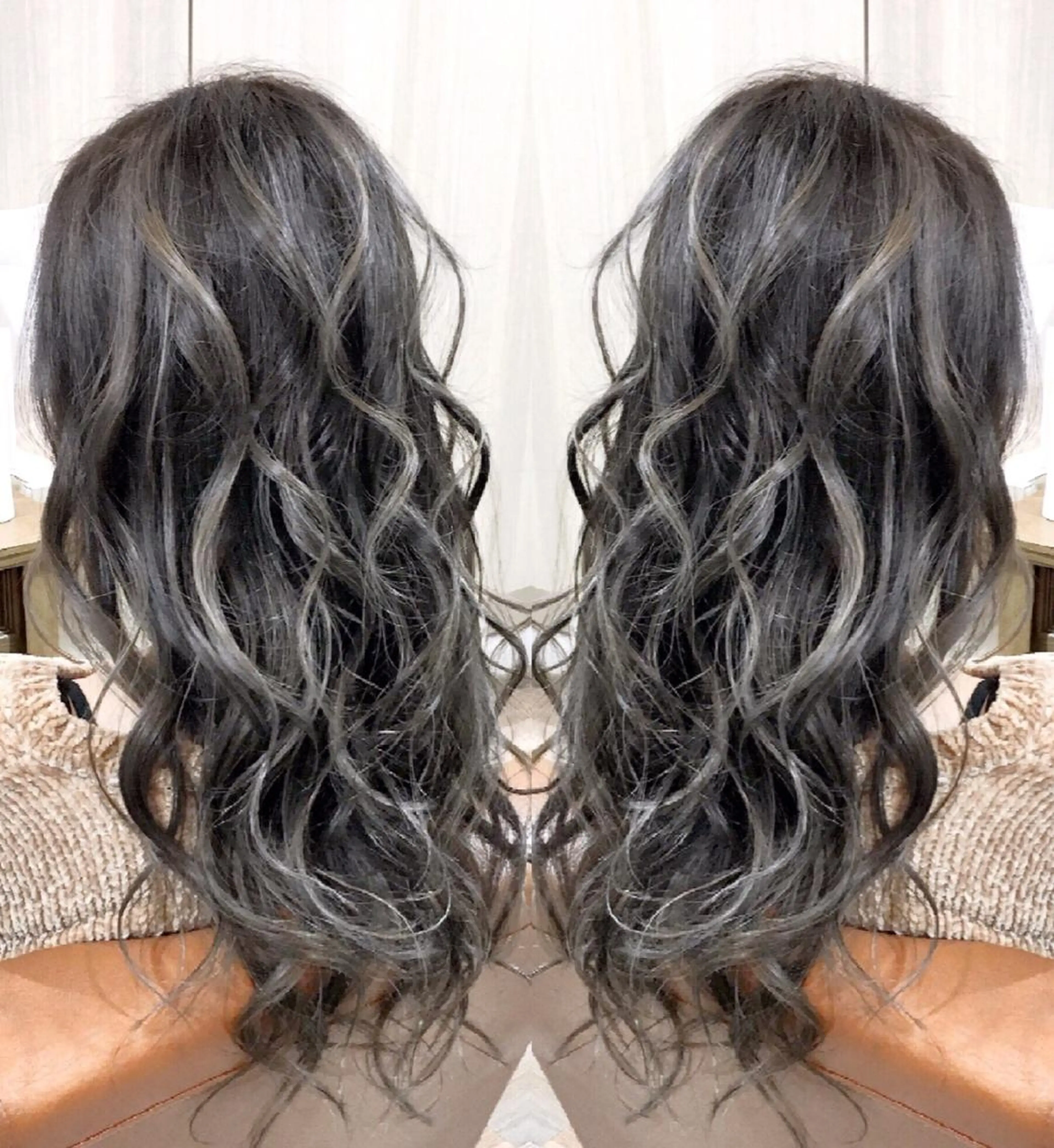 ロング 外国人風カラー レイヤーカット ヘアカラー トリートメント ヘアセット ❤️千葉県代表❤️ 店長❤️柿本翔一朗のヘアスタイル