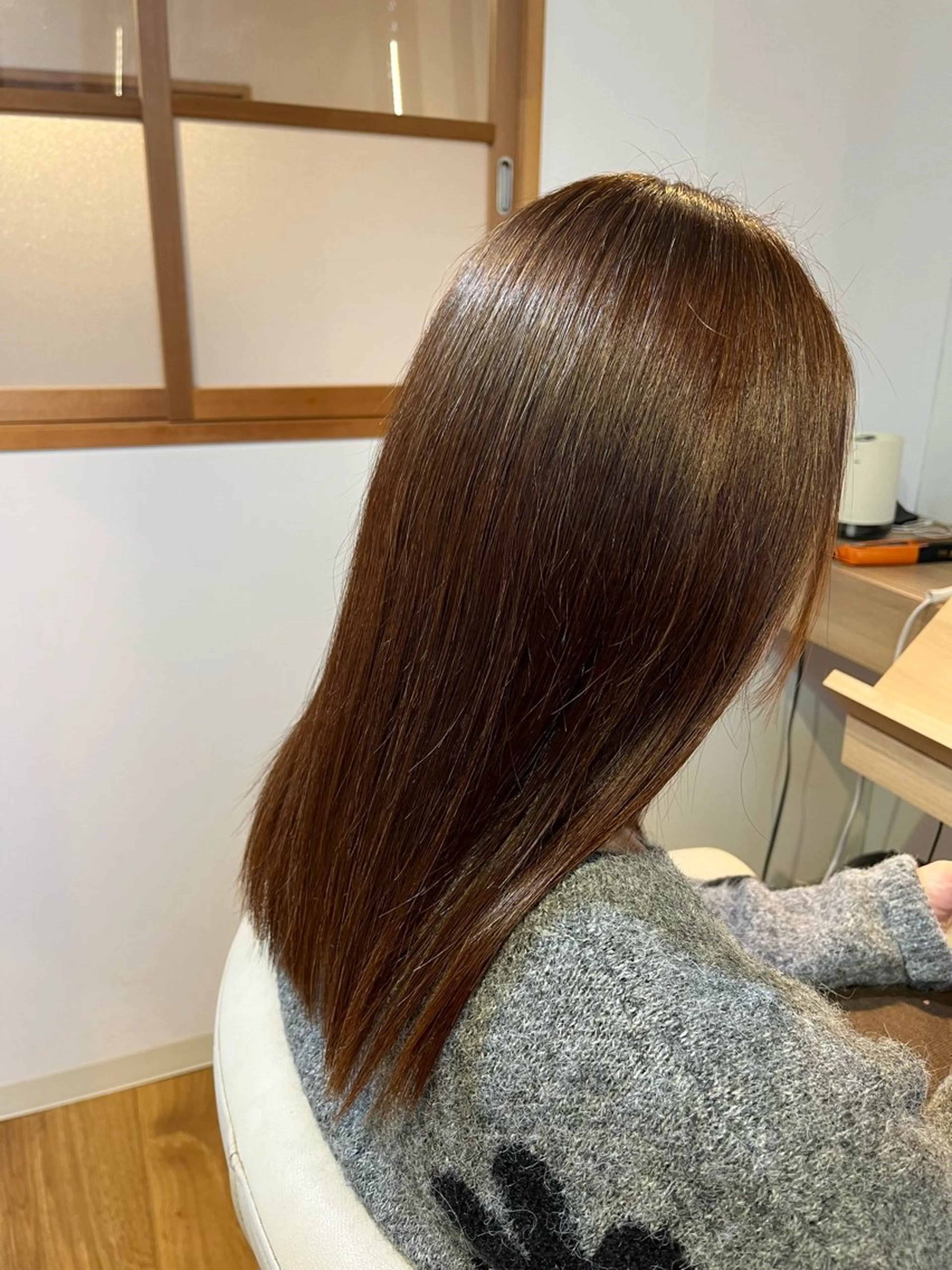 ロング 縮毛矯正 カット 縮毛矯正 【マリブ伊勢崎本店】 hiroのヘアスタイル