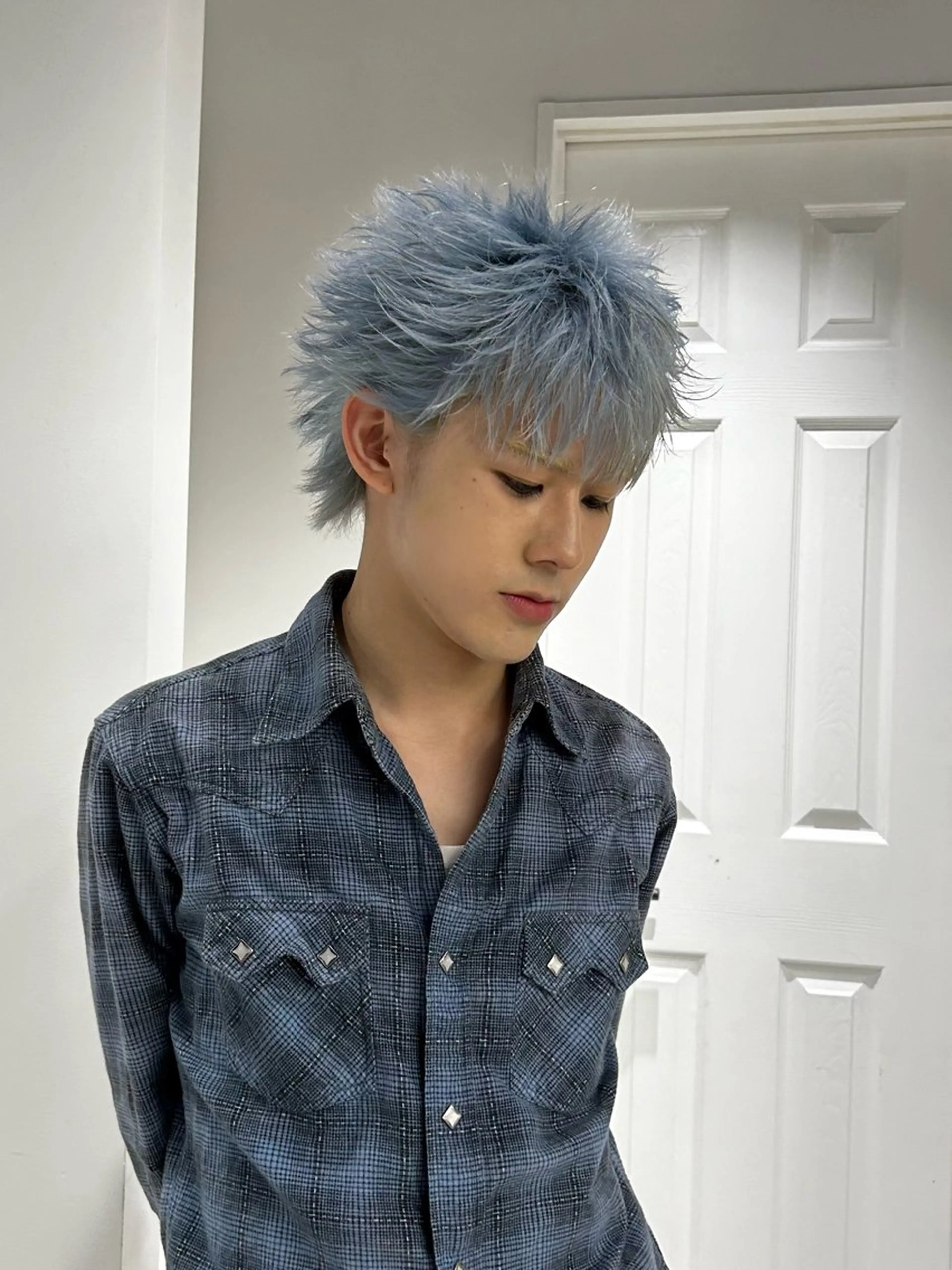 ショート カラー メンズ カット ヘアカラー メンズ/ボブ/パーマ /くるみのマツエク・マツパデザイン