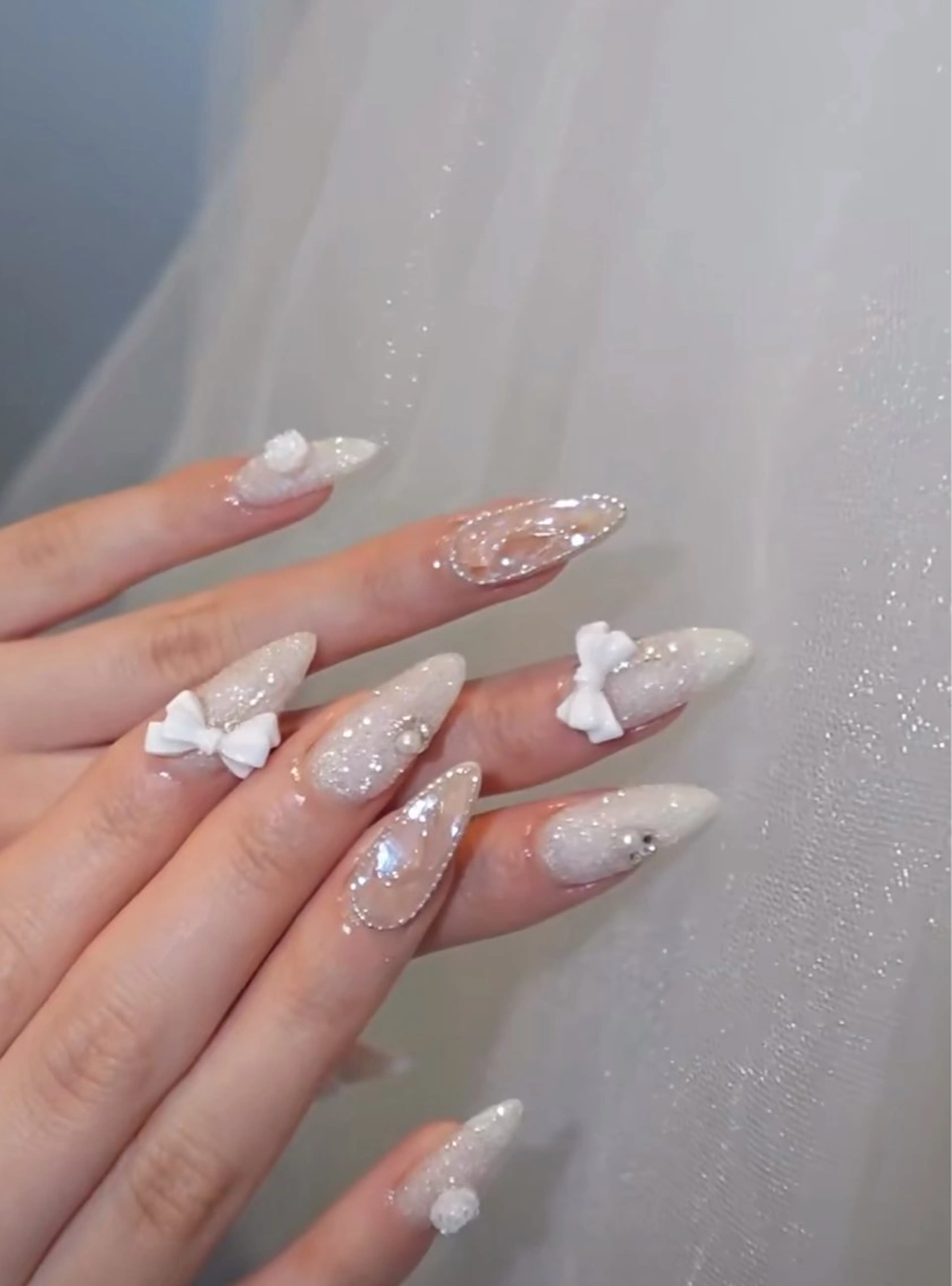 ネイル ハンドネイル ハンドケア flower nail salon所属・あや✨🌸長さだし カワイイ系ピンク専門のネイルデザイン