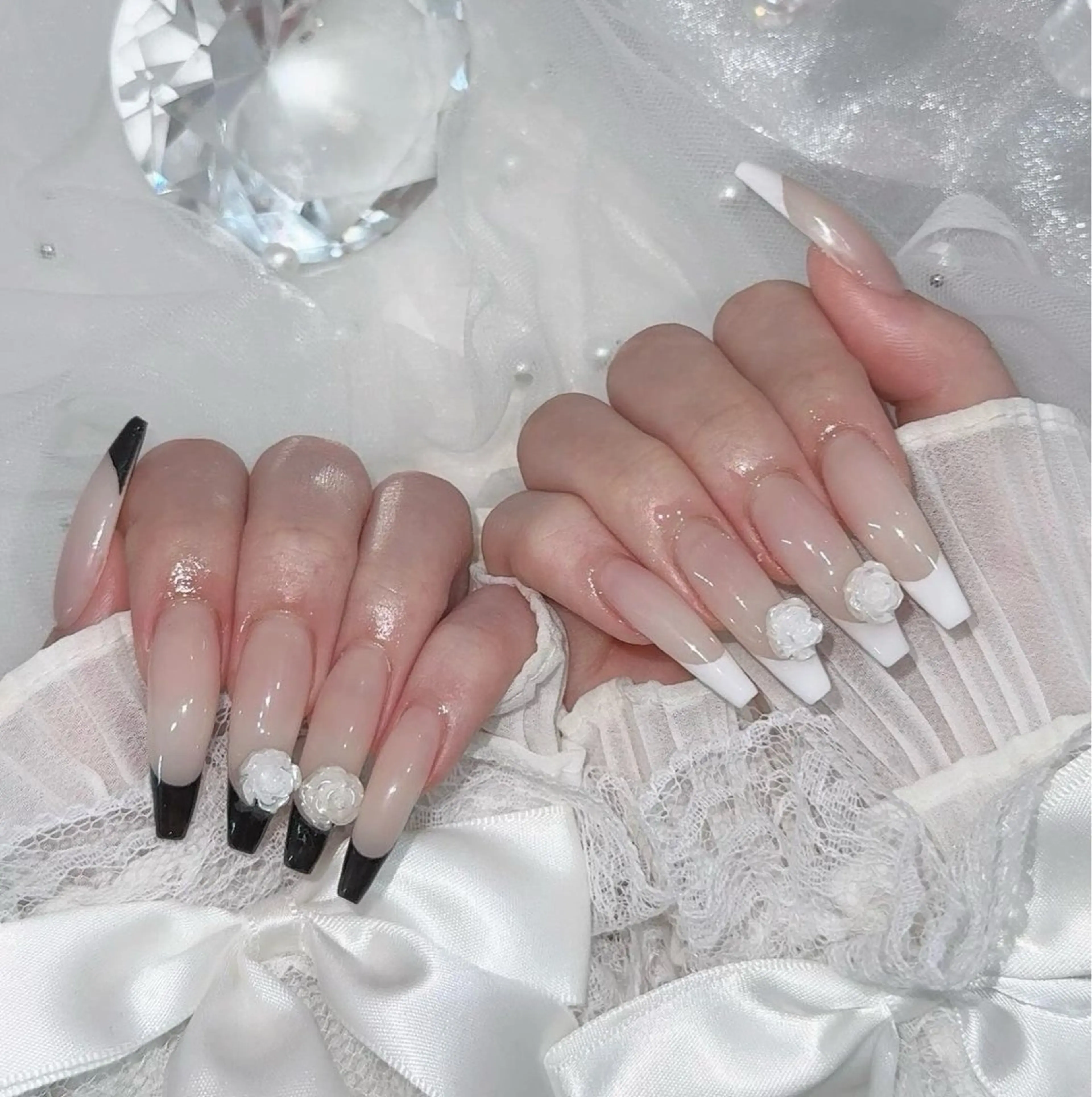 ロング 韓国風ヘア ハンドネイル Aila Nail ShinOkubo所属・Aila Nail ShinOkuboのネイルデザイン