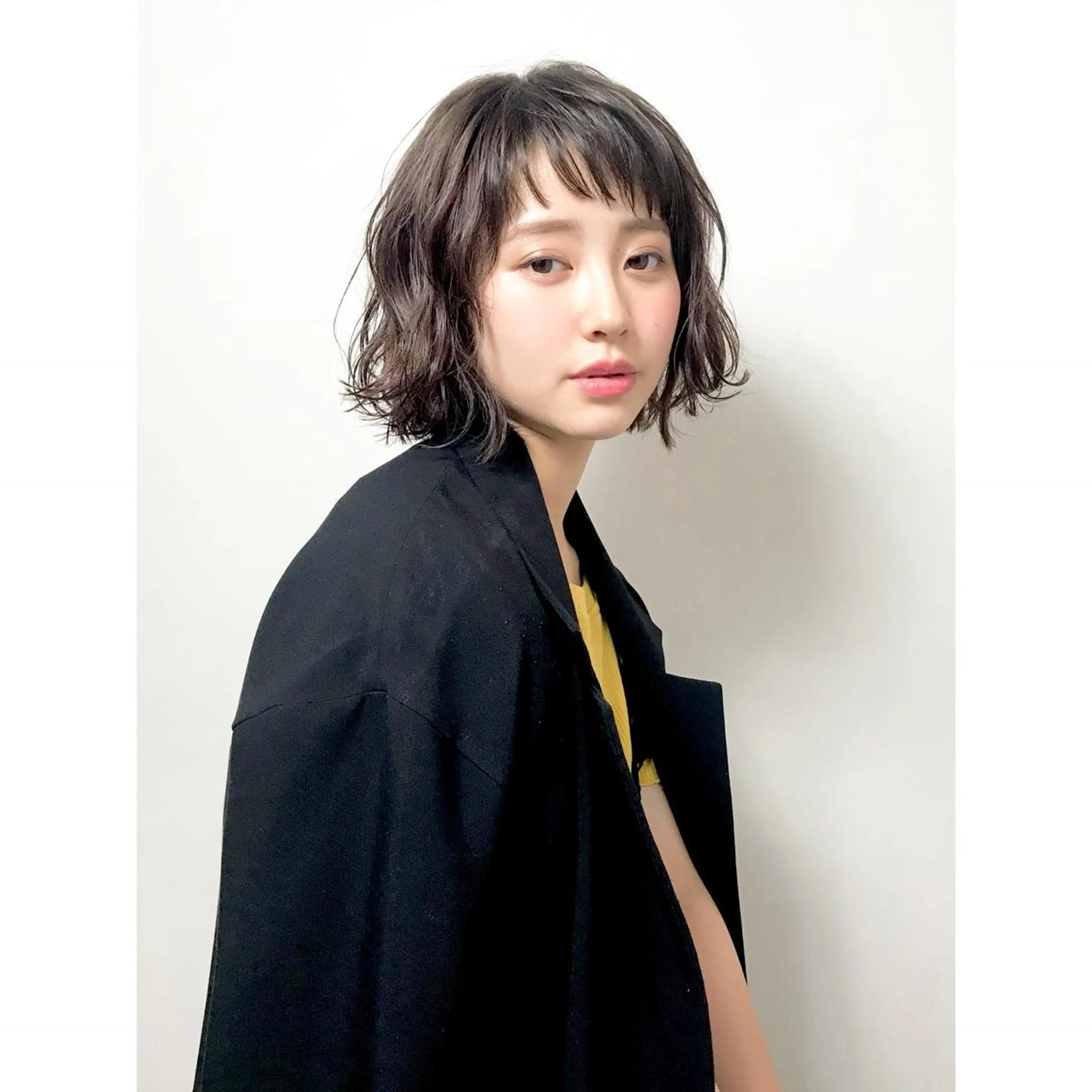 ショート パーマ ボブ オン眉 TONI&GUY福岡天神所属・牧野 美波のヘアスタイル