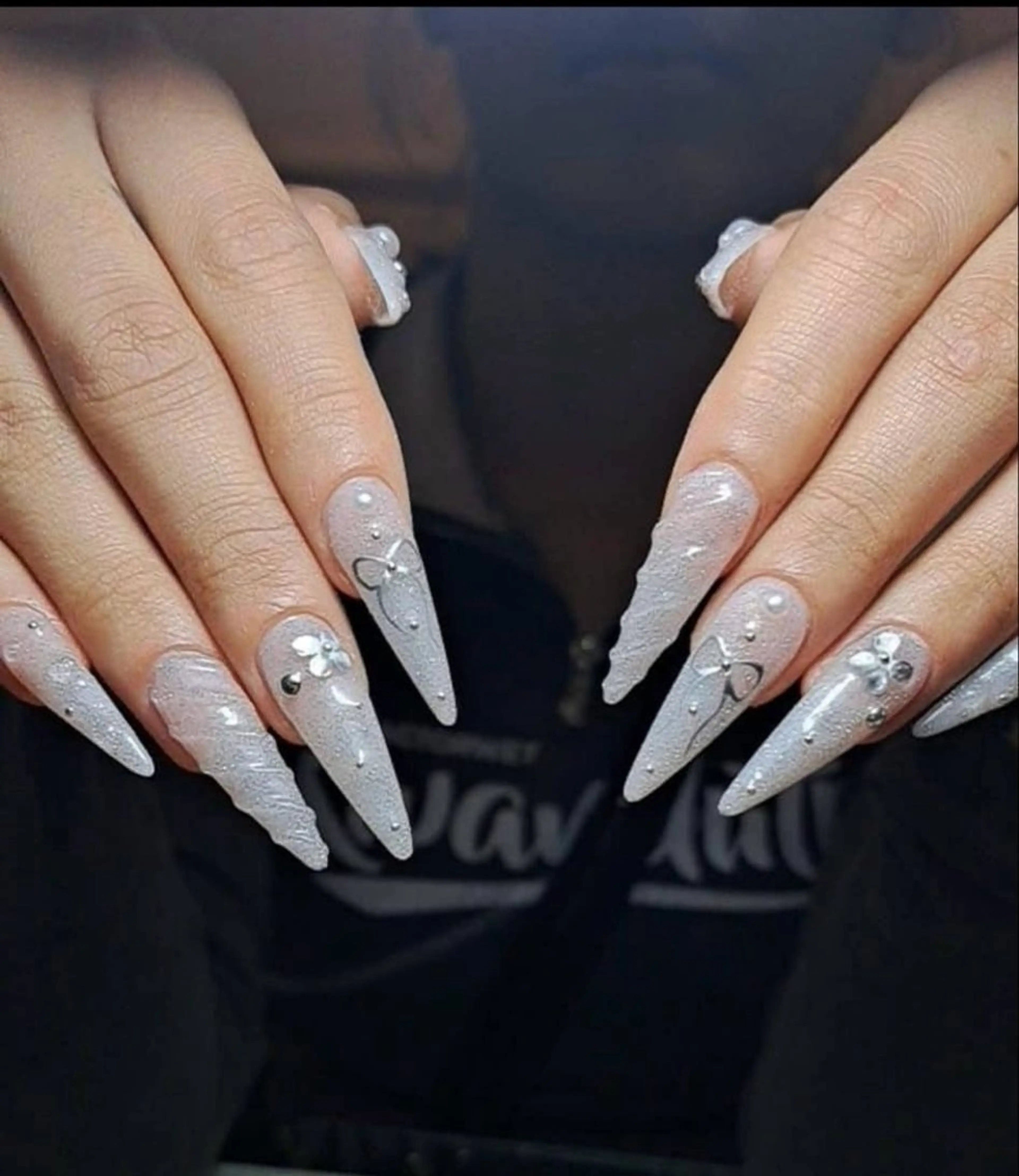 ネイル ATULA Nail 💅チップ長さだしのネイルデザイン