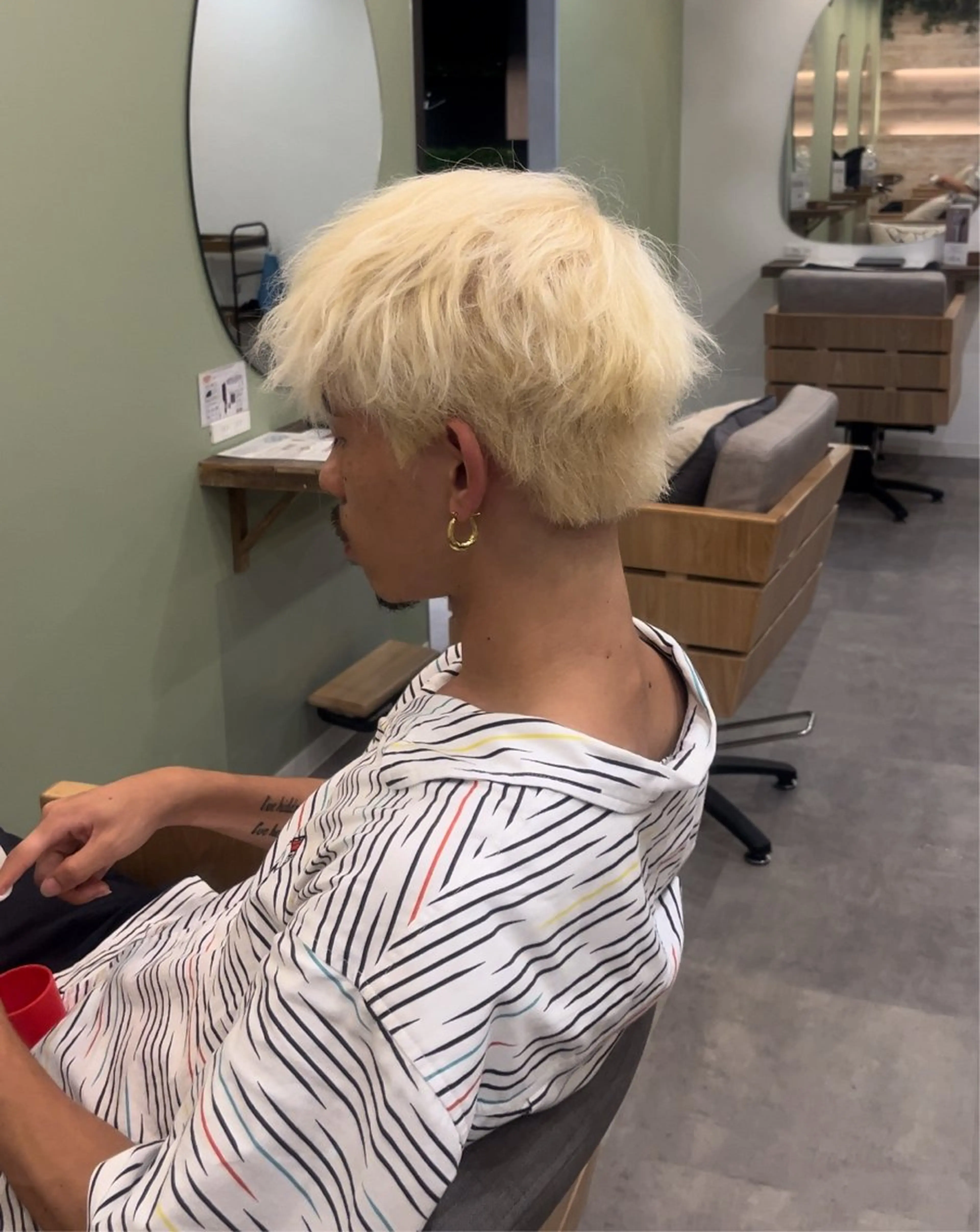 メンズ ヘアカラー hair salon mei 十条【メイ】所属・十条/カラー 「yuya」のヘアスタイル