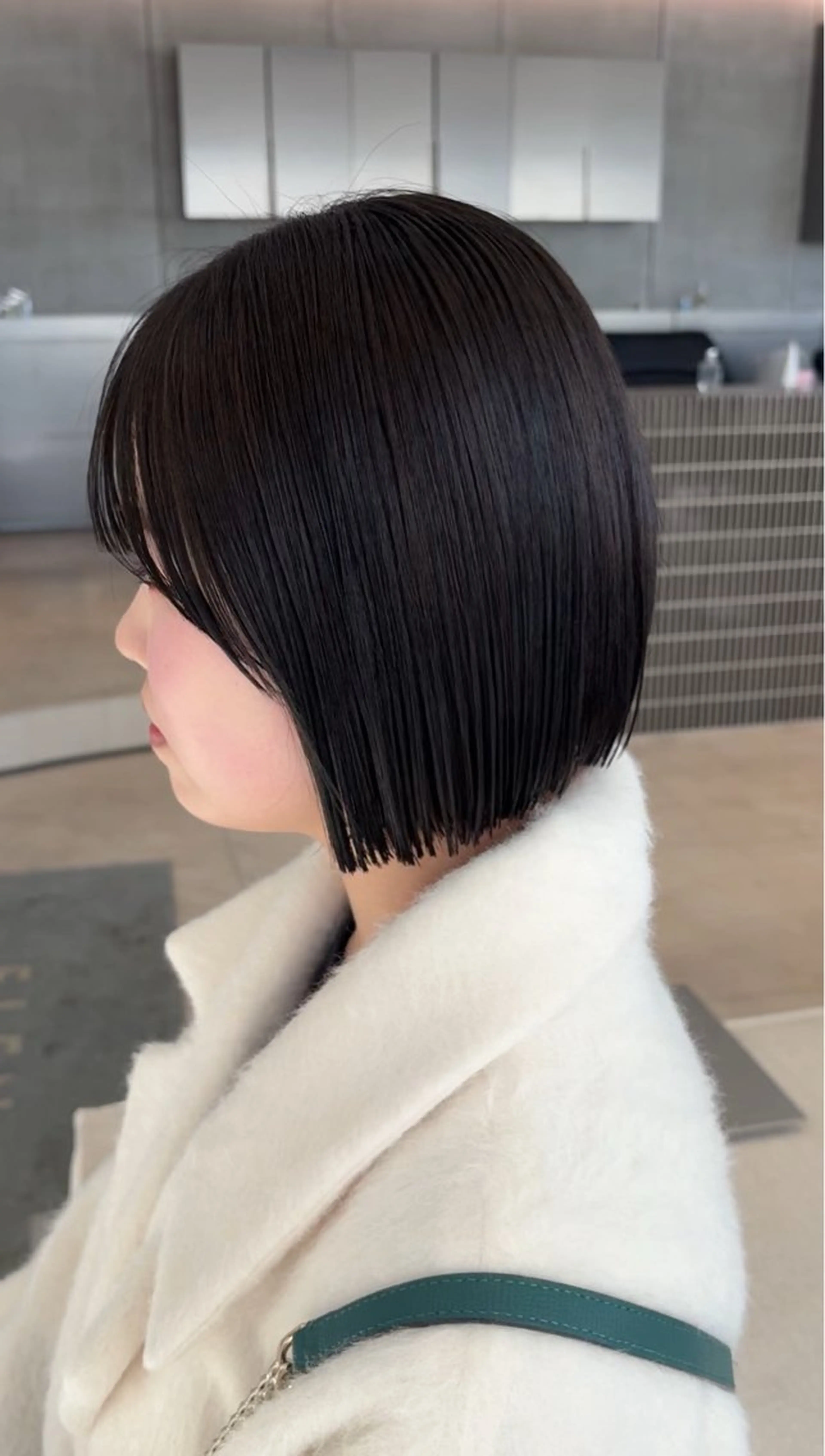 ショート カット 縮毛矯正 トリートメント メンズバレイヤージュ 斉藤春のヘアスタイル